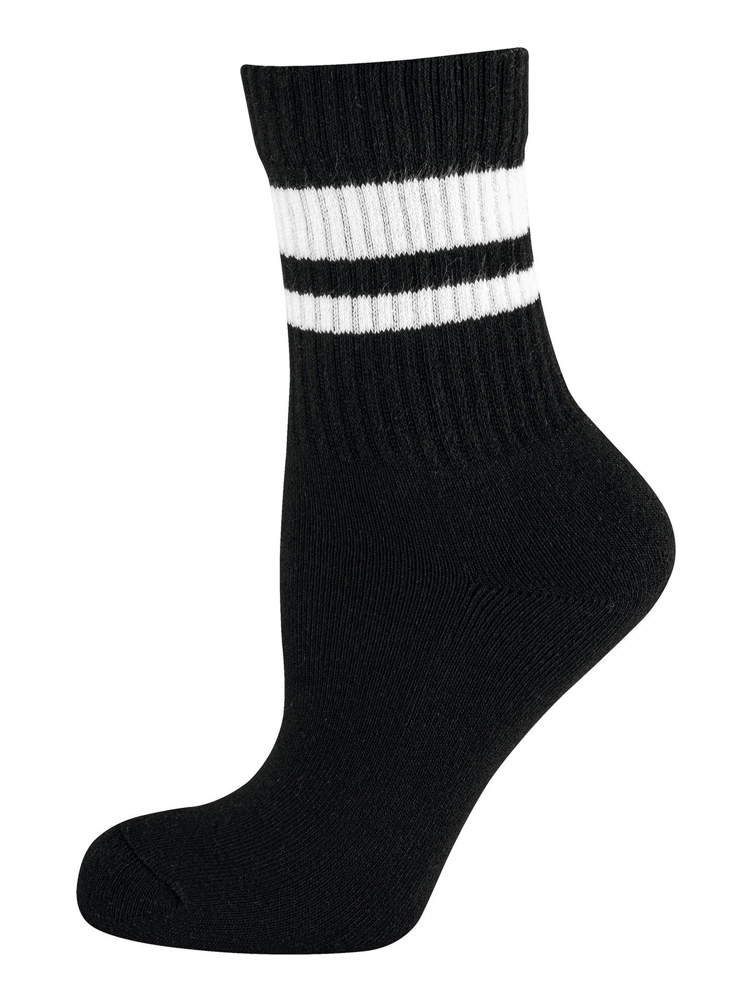 (3-Paar) Sport Freizeitsocken Socken Die Nur weiß/grau/schwarz
