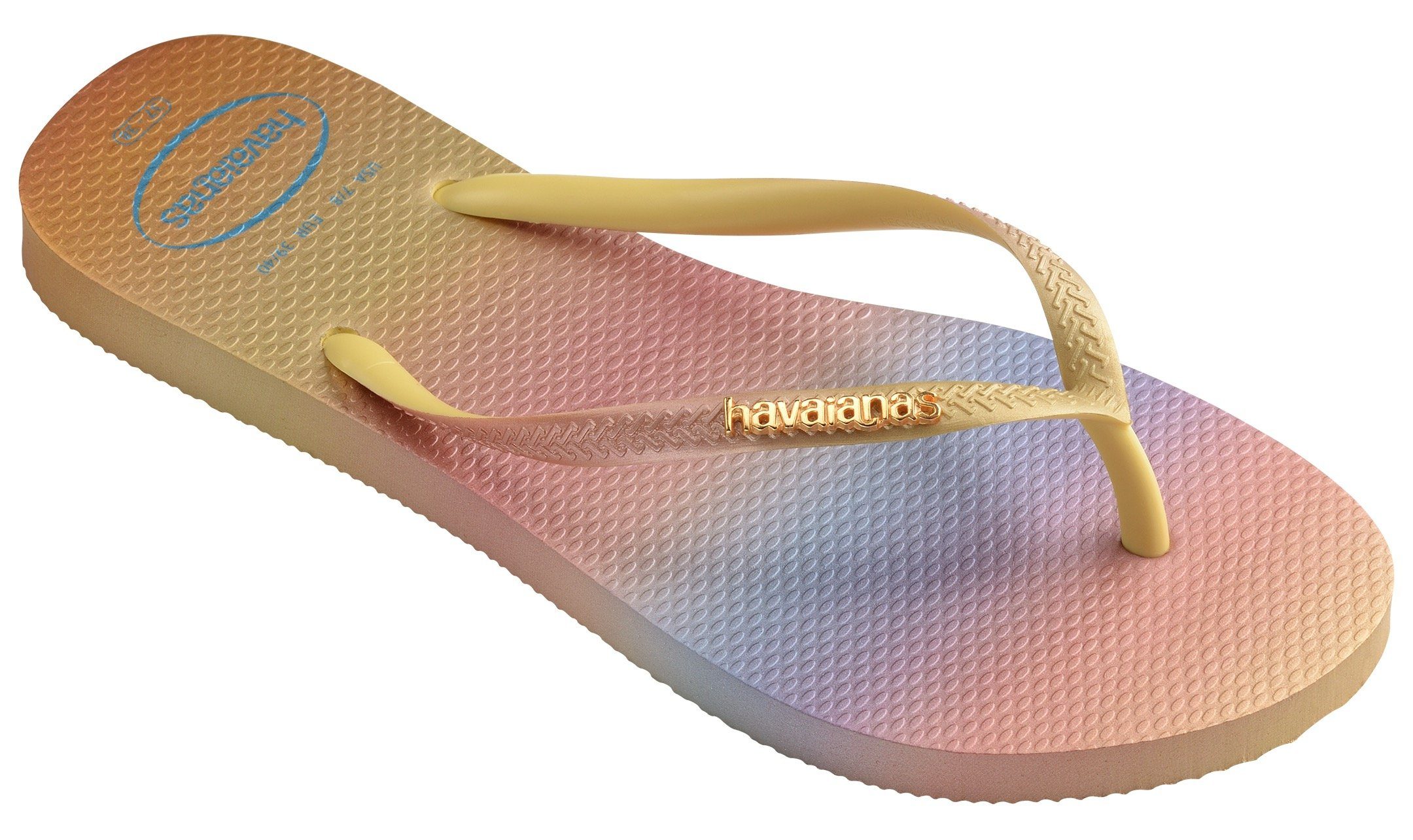 Havaianas SLIM GRADIENT SUNSET Zehentrenner, Sommerschuh, Schlappen, Poolsildes mit sommerlichem Farbverlauf