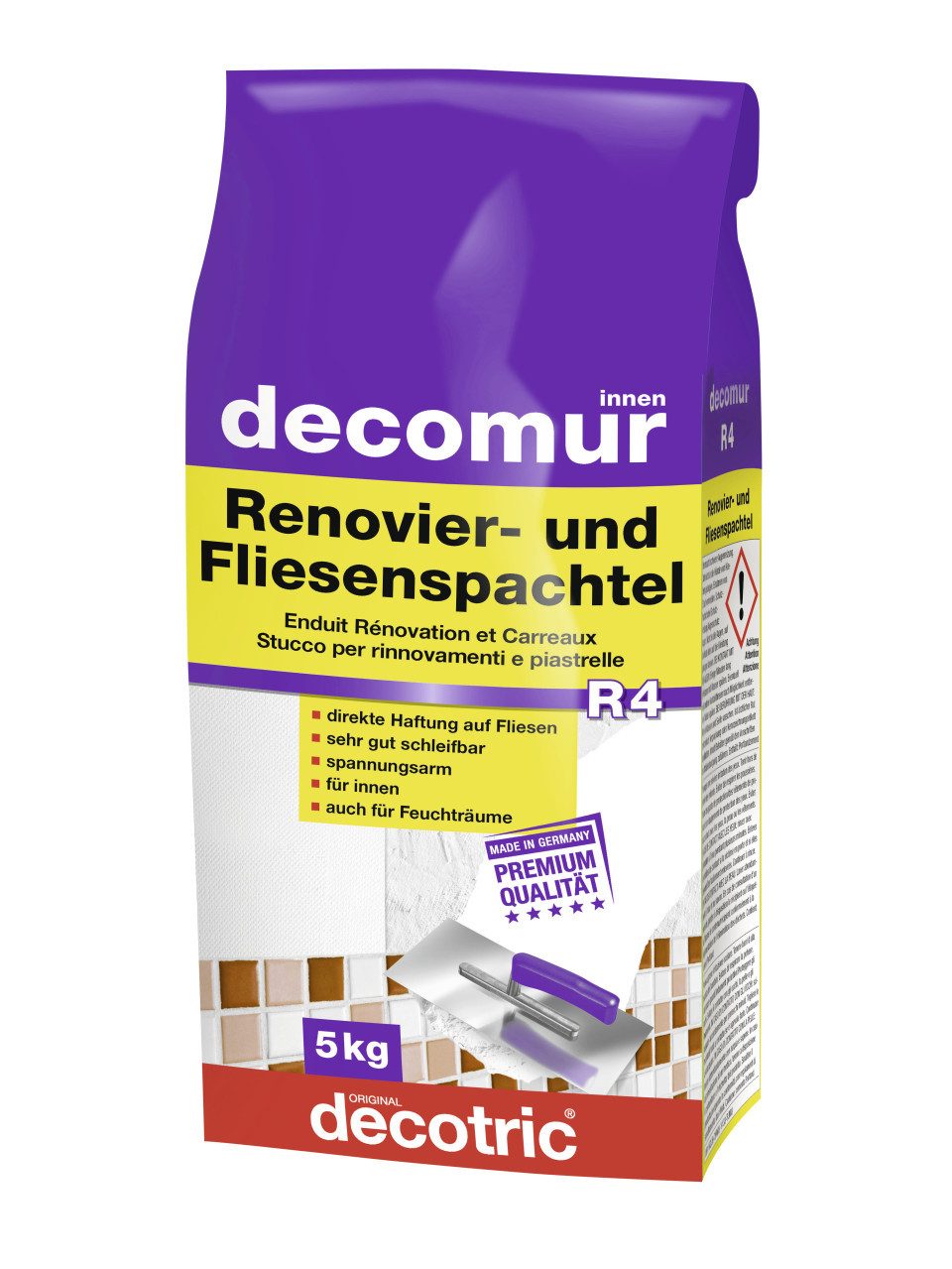 decotric® Fliesenspachtel Decotric Decomur Renovier- und Fliesenspachtel R4