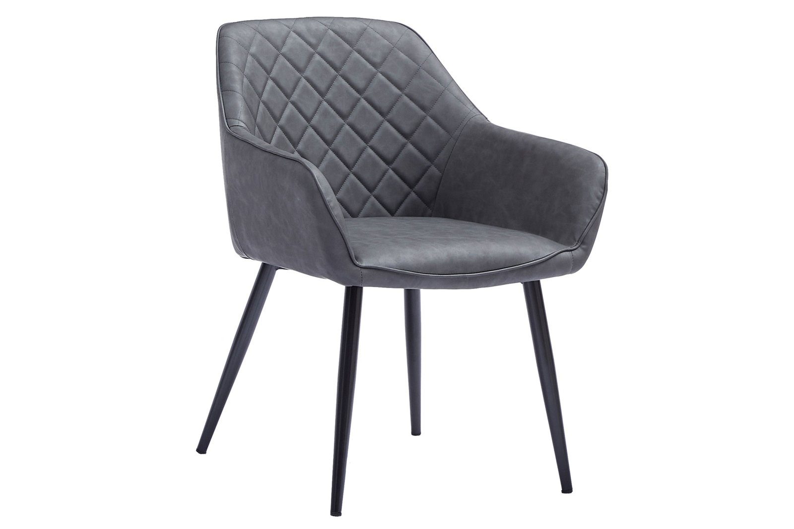 Junado® Esszimmerstuhl Lasse, skandinavischer Stil mit ergonomischer Sitzschale, Sitzhöhe 43cm schwarz