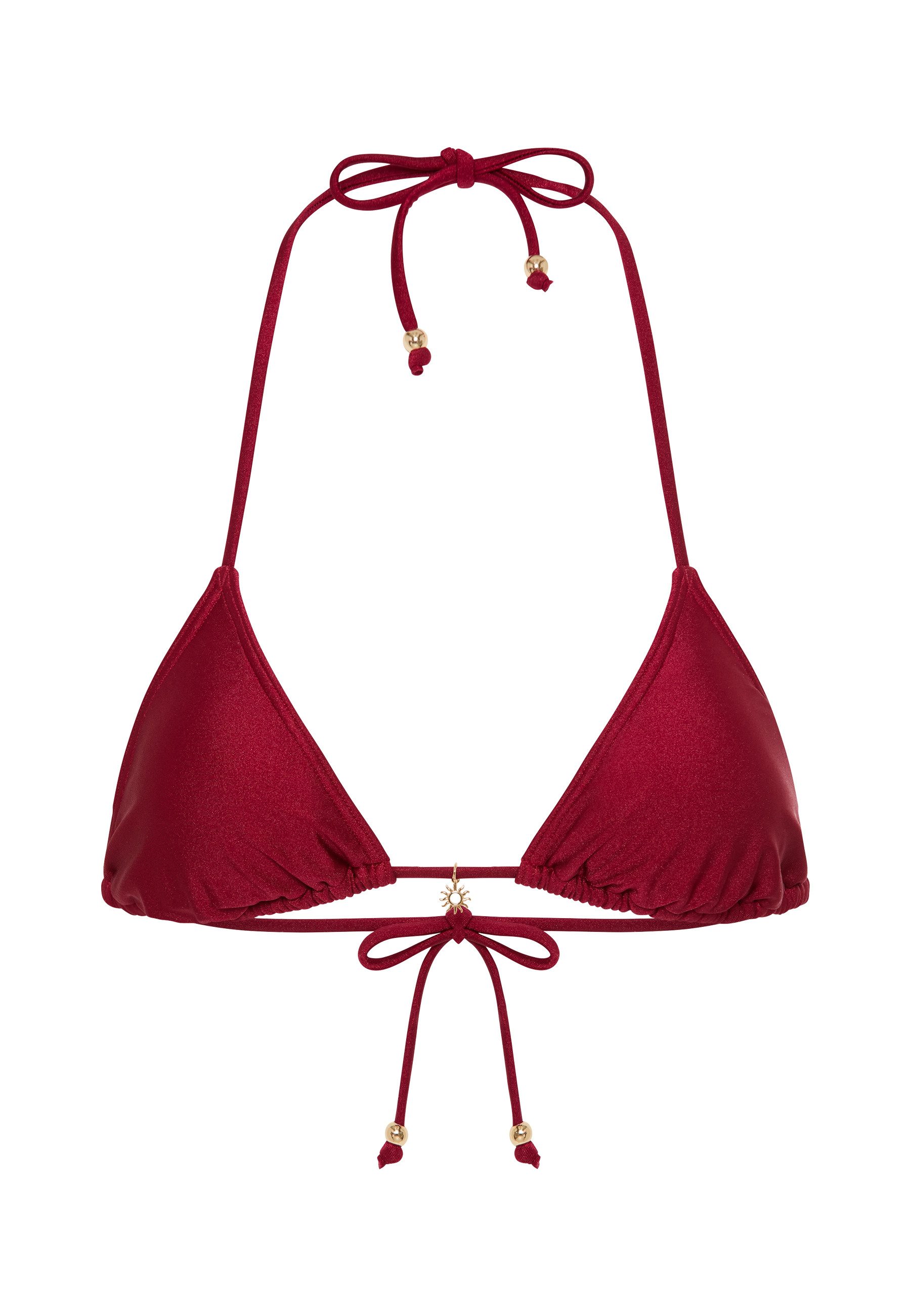 LSCN by LASCANA Triangel-Bikini-Top Sunny, in trendiger Glanzware – Bild 2 von 5