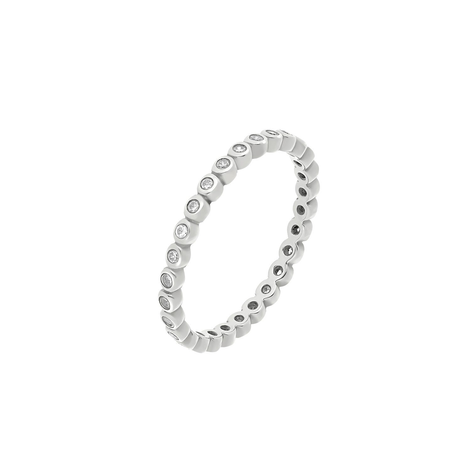 Noelani Silberring für Damen, Sterling Silber 925, Zirkonia (synth) (Ring, 1-tlg)