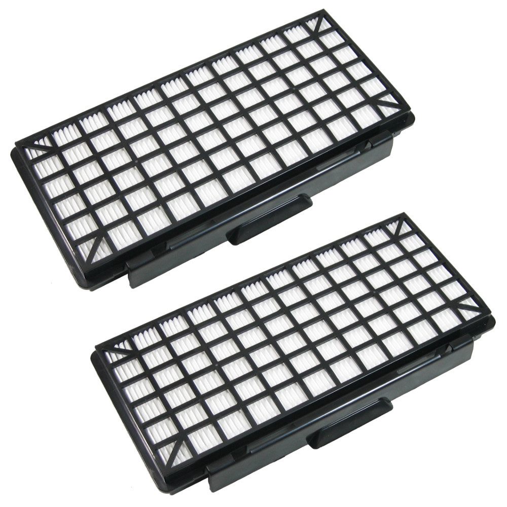 Trade-Shop HEPA-Filter 2x passend für Bosch/Siemens BSGL5PRO5 Home Professional GL50, Zubehör für Siemens Q5.0, Z5.0, Z6.0, Z7.0, VSQ5X1230, VSQ5X1238, IQ700 uvm., Allergikerfilter / Pollenfilter / Hygienefilter mit Power-Filtration