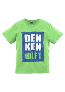 KIDSWORLD T-Shirt »DENKEN HILFT«
