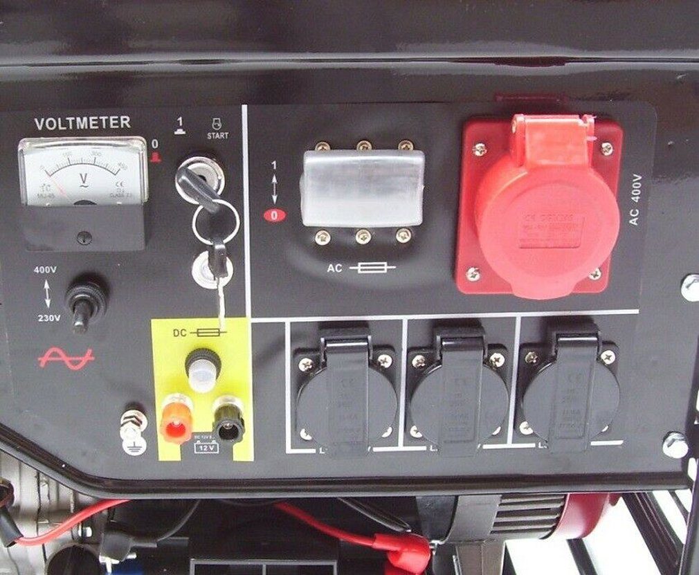 Apex Stromerzeuger Benzin Stromerzeuger 6500 E-Start 06258 Generator Notstromaggregat, (1-tlg)