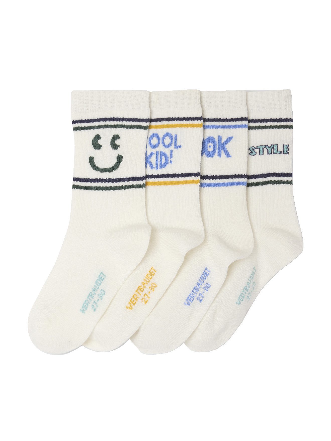 Socken Gerippte Jungen Sportsocken