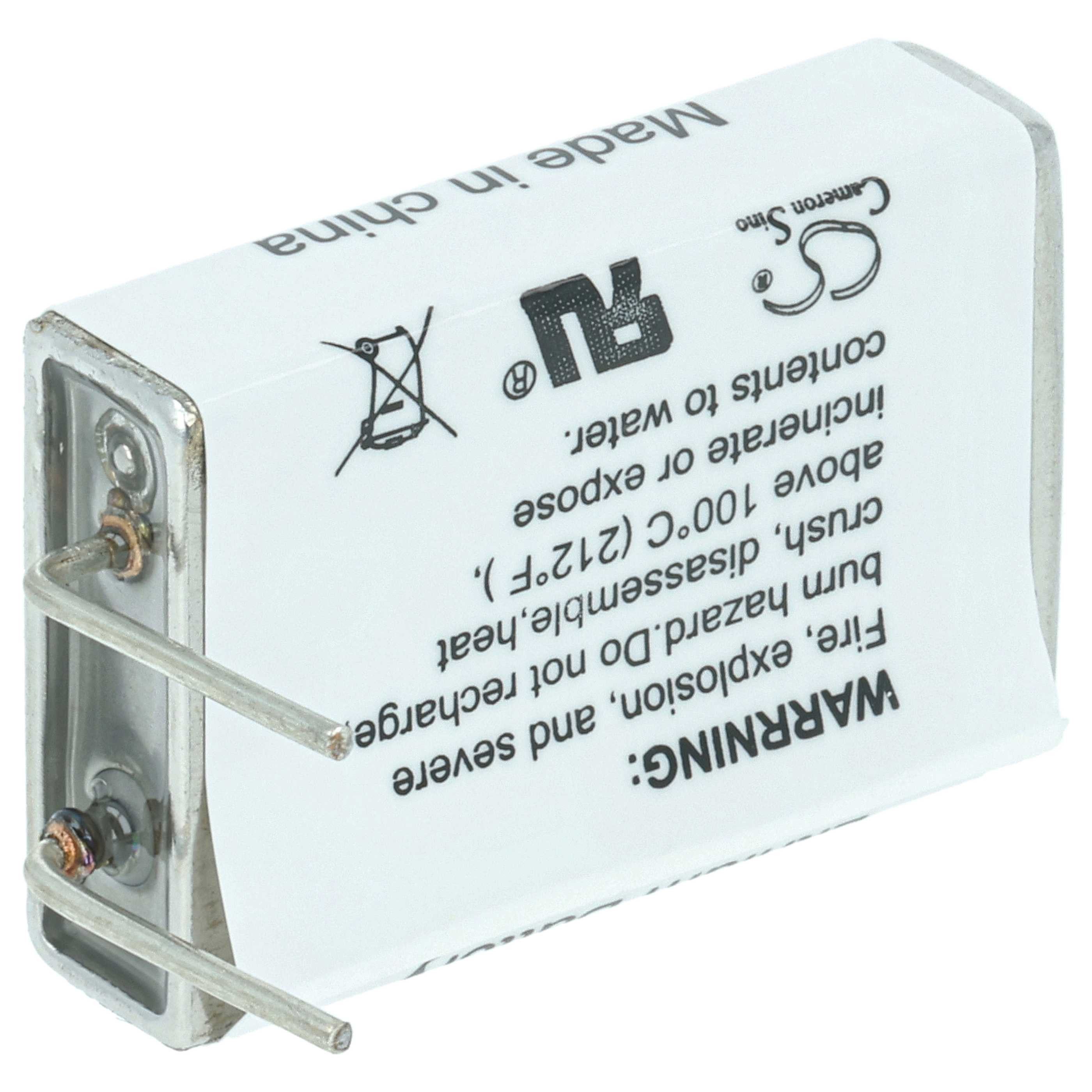vhbw Batterie, Leistungsfähige Ersatz-Batterie, Nicht wiederaufladbar, Jede Zelle