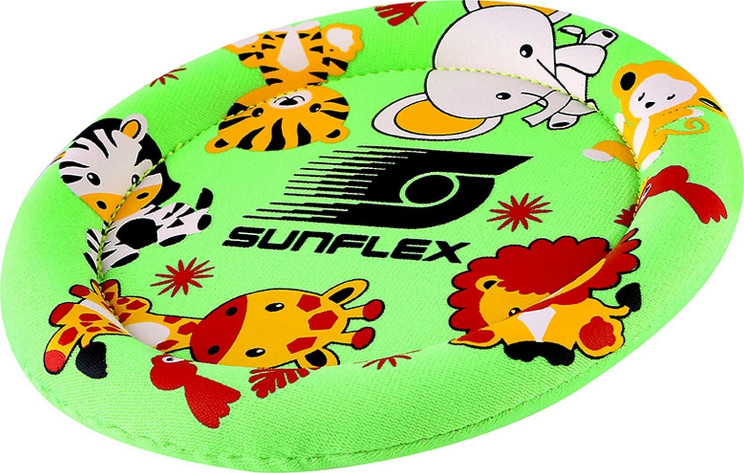 Sunflex Wurfscheibe Wurfscheibe Youngster Jungle, Wurfring Flugscheibe Kindgerecht Neopren Kinder Werfen Fangen