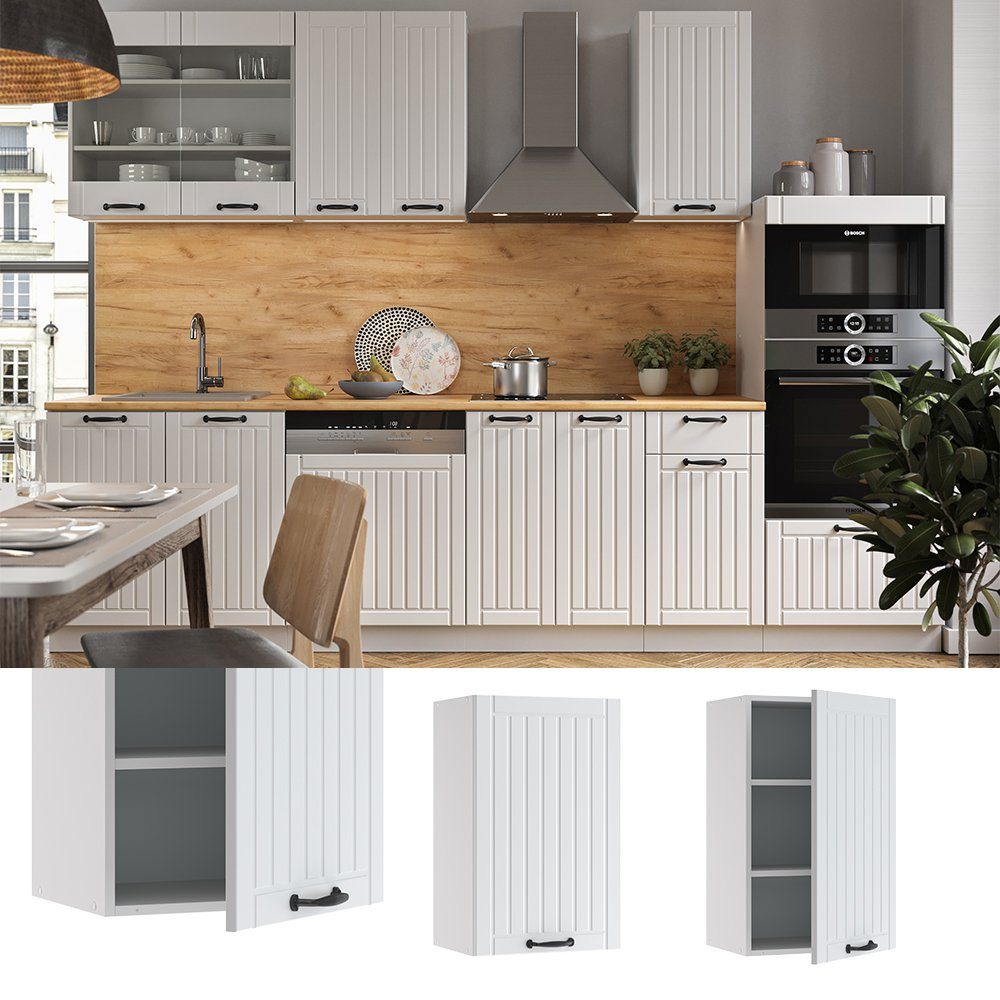 Vicco Hängeschrank Fame-Line, Weiß Landhaus/Weiß, 45 günstig online kaufen