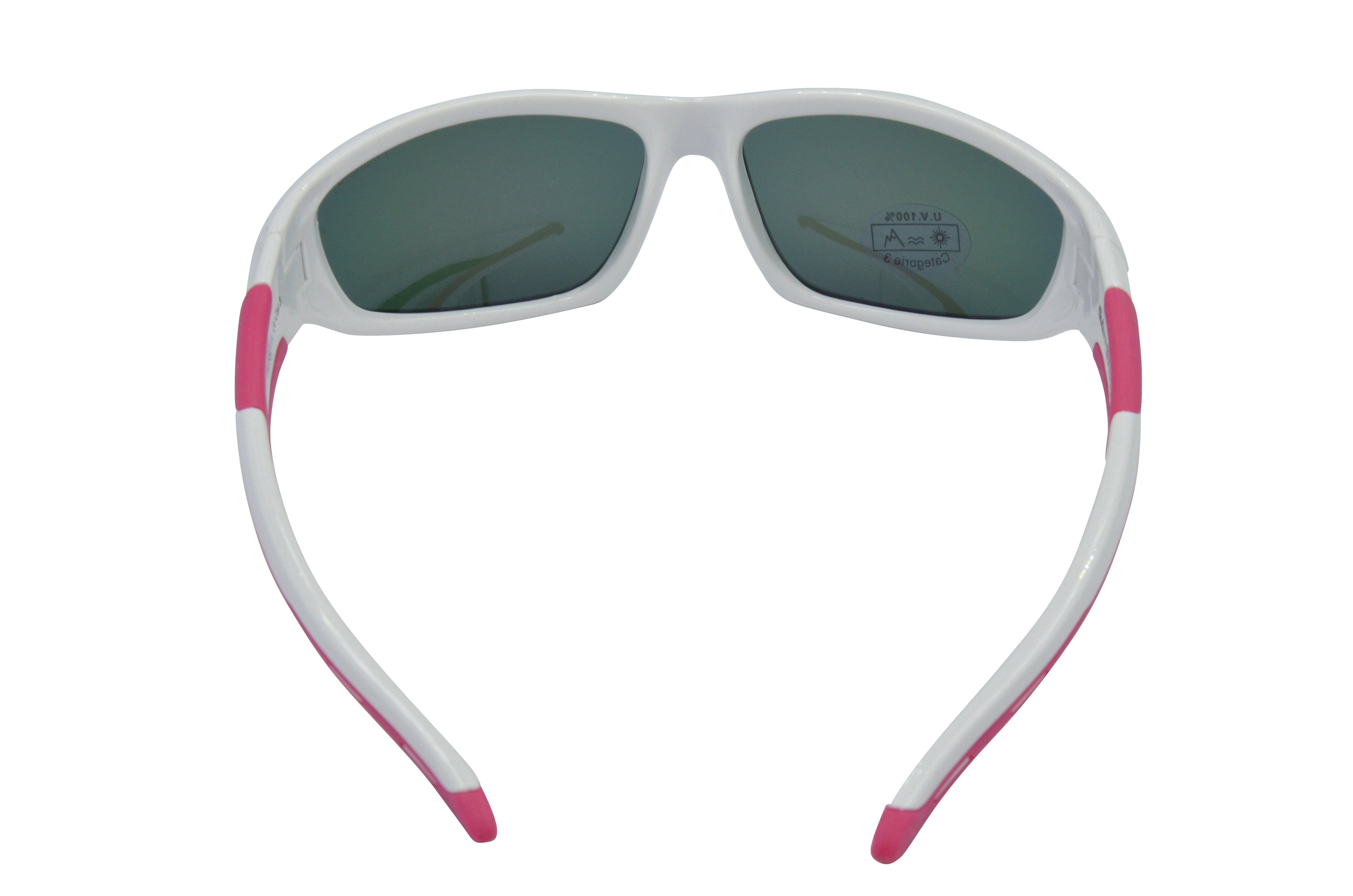Gamswild Sonnenbrille UV400 GAMSKIDS Jugendbrille 5-12 Jahre Kinderbrille Mädchen Jungen kids Modell WJ5821 in beere, blau, weiß, schwarz-grün, rot-grau