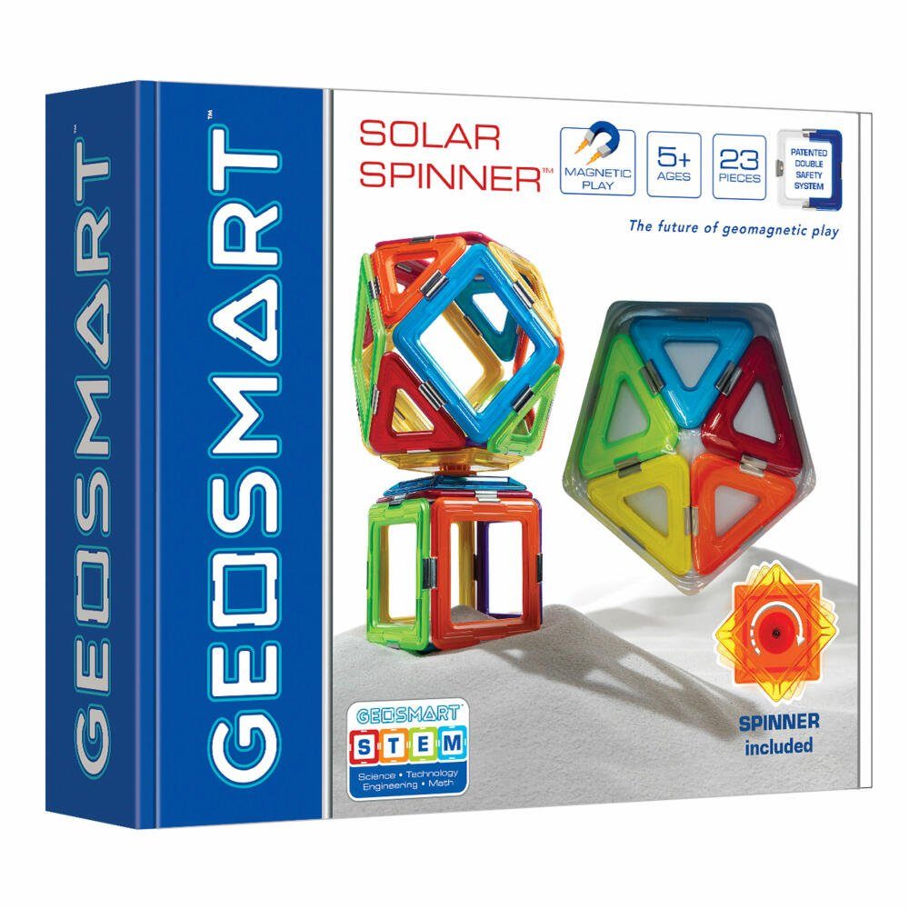 Smart Games Magnetspielbausteine Geosmart Solar Spinner, (23 St)