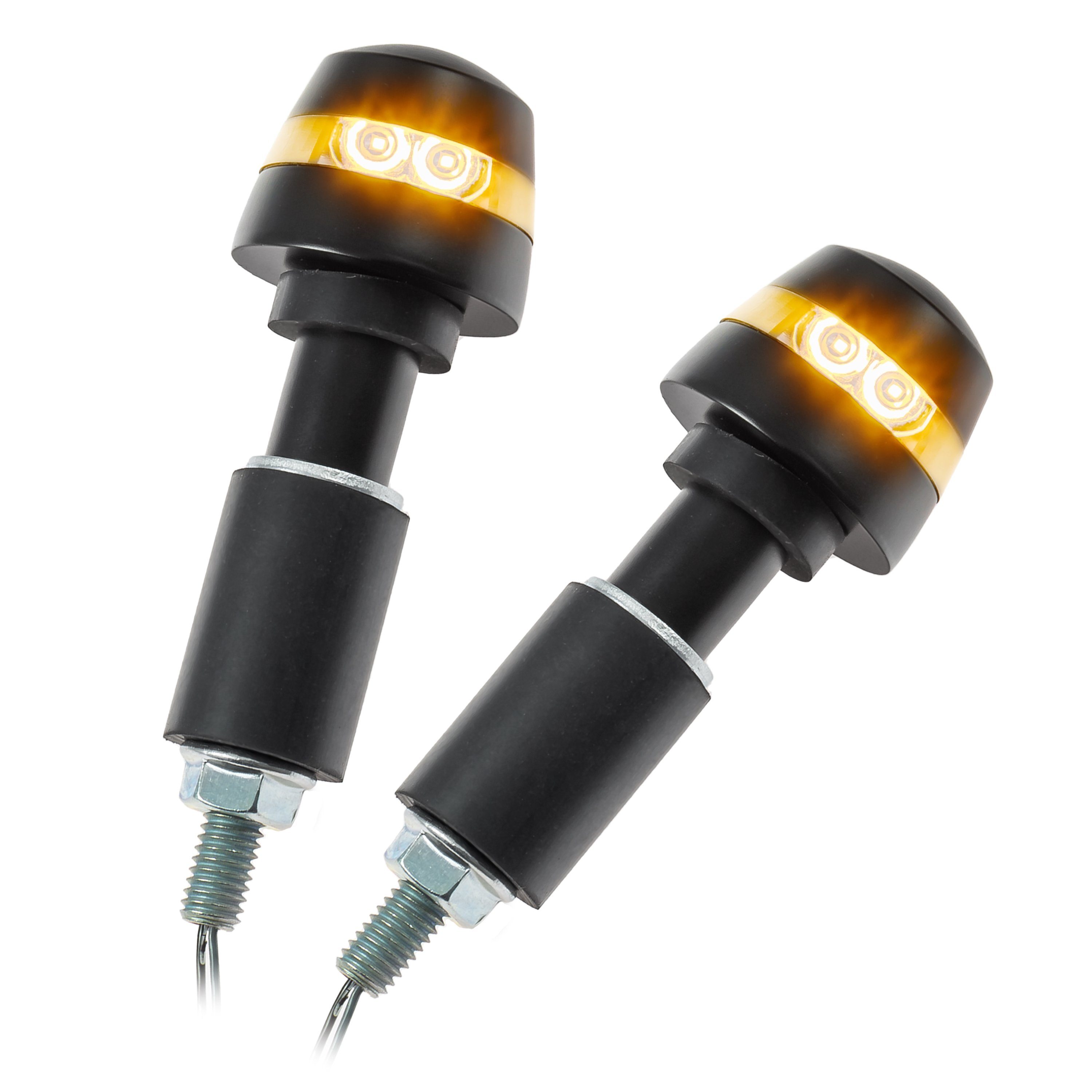 ZIEGER Blinker Kellermann LED Lenkerendenblinker schwarz vorne beidseitig Paar