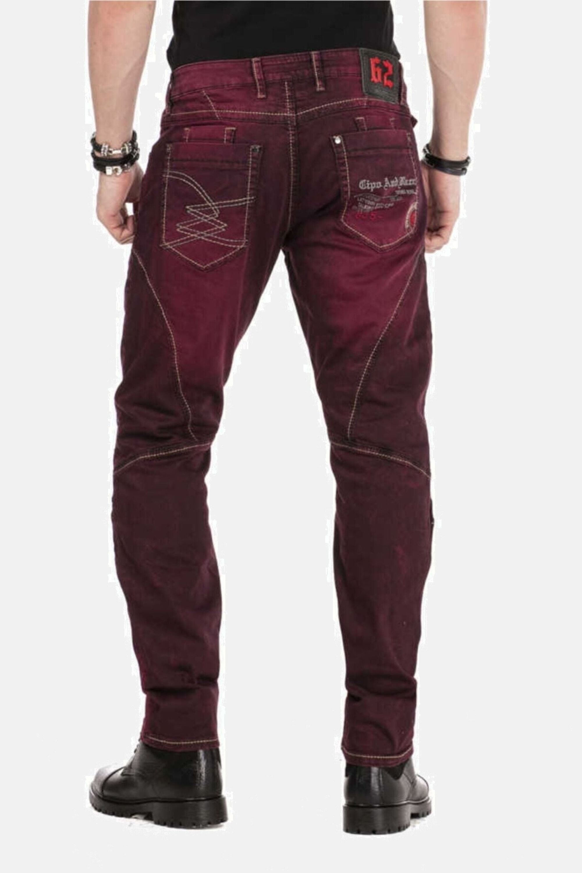 Cipo & Baxx Slim-fit-Jeans Jeans im Antique-Look, CD-479