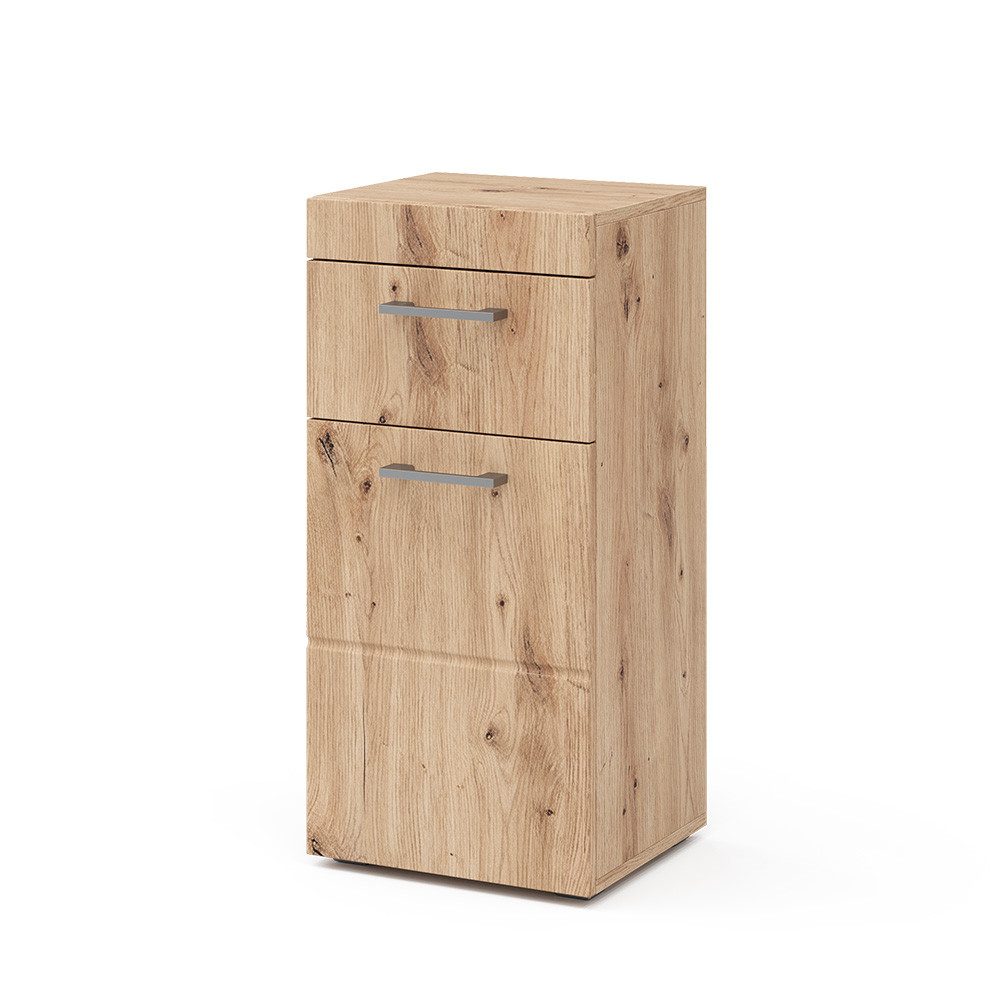 Vicco Midischrank Luna, Eiche, 37 x 79 cm (1-St., Badschrank)