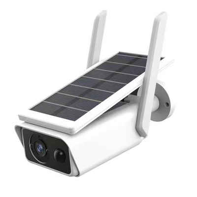 BlingBin Drahtlose Solar-Überwachungskamera Überwachungskamera Überwachungskamera (Innen/Außen)