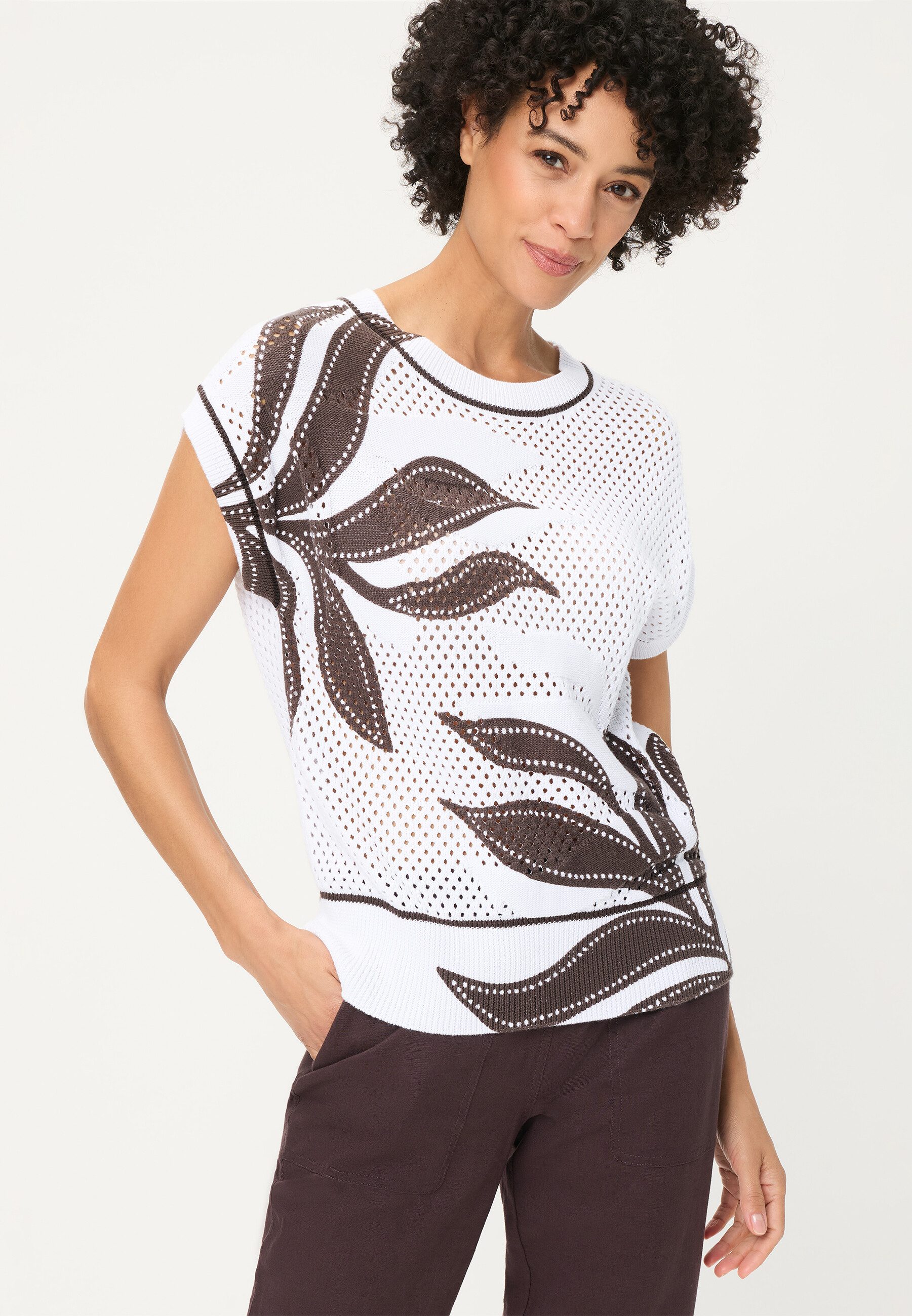 Olsen Pullover mit 3/4-Ärmeln