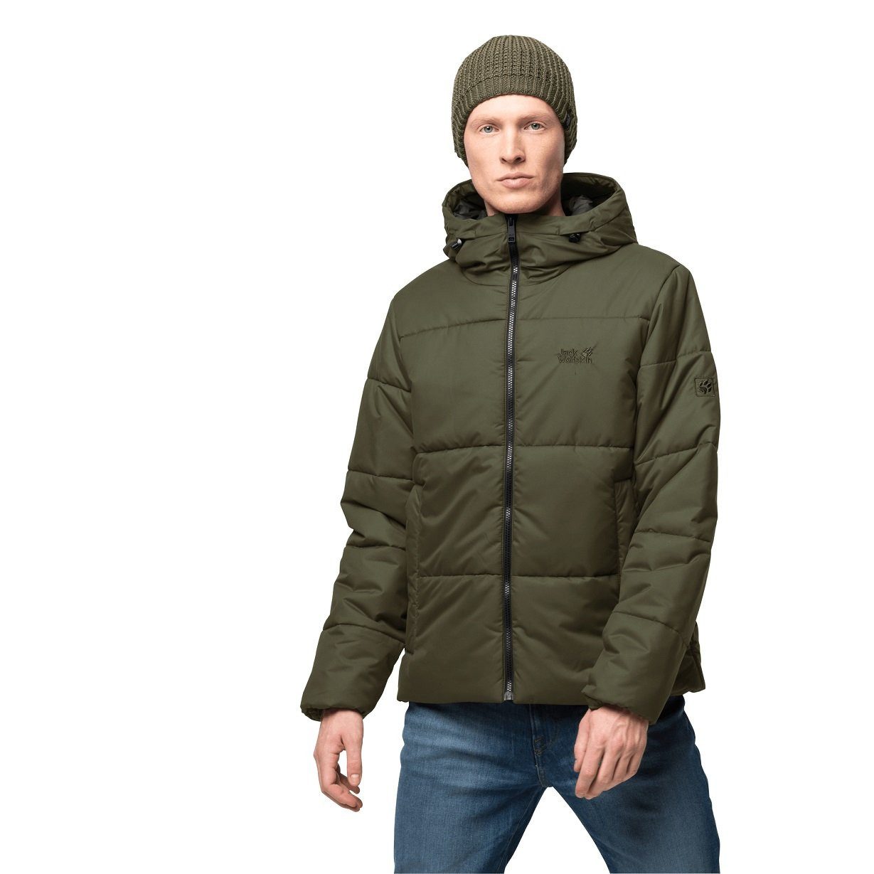 Jack Wolfskin Winterjacke Kyoto XT - winddichte Isolationsjacke - bonsaigrü günstig online kaufen