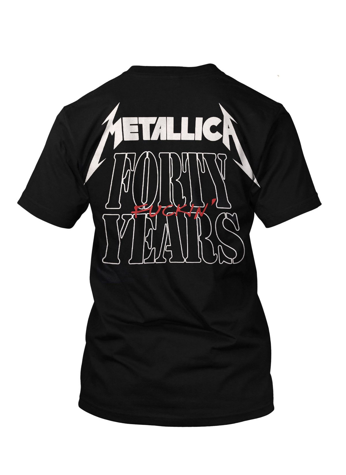 metallica T-Shirt 40th Anniversary Forty Years