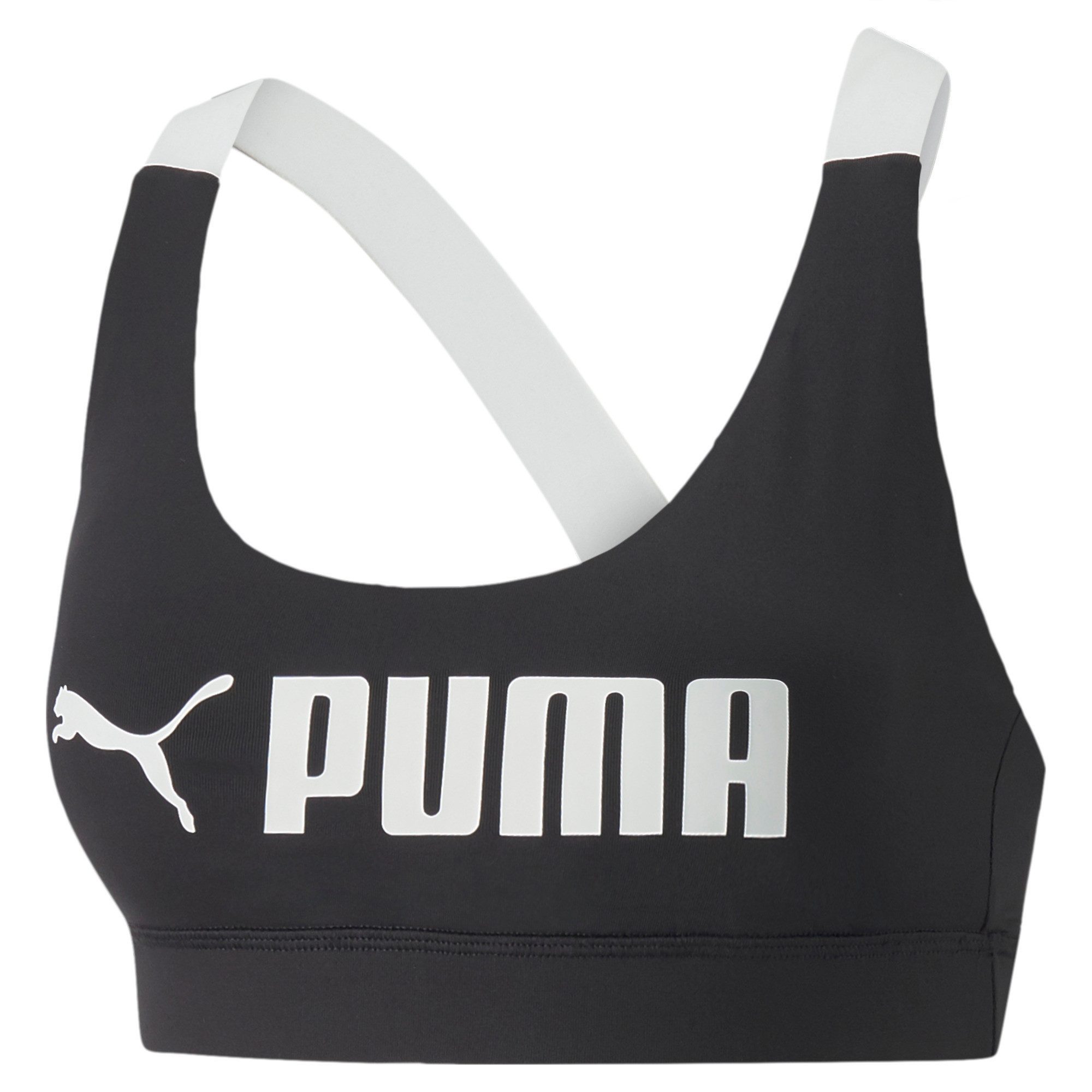 PUMA Funktionstop Mid Impact Puma Fit Bra PUMA BLACK