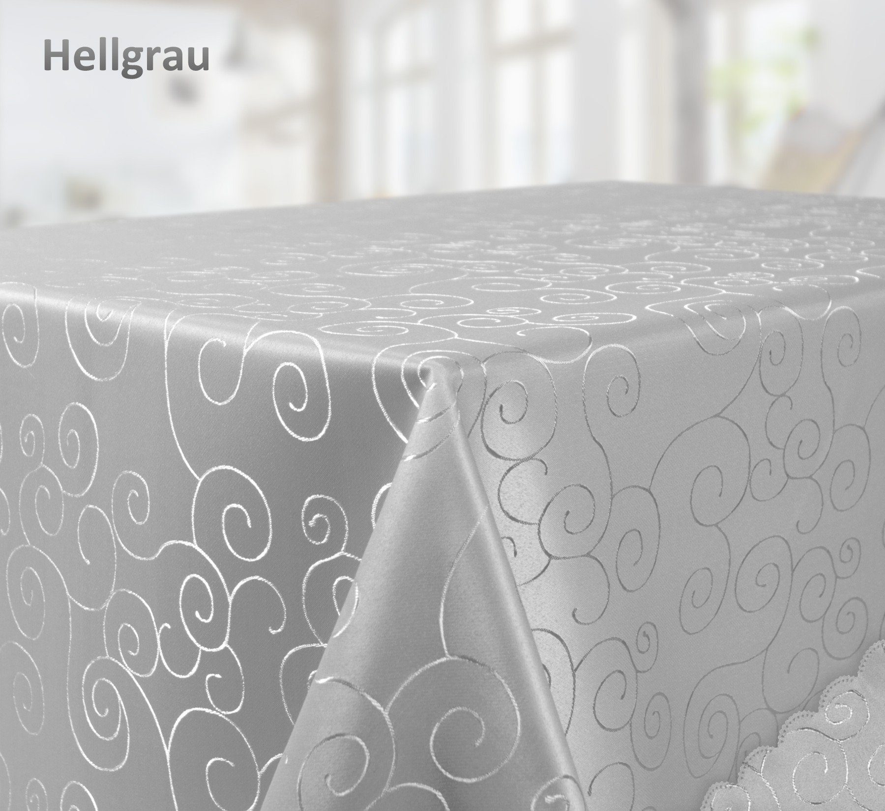 Beautex Tischdecke Tischdecke Ornamente, bügelfrei, fleckabweisend, günstig online kaufen