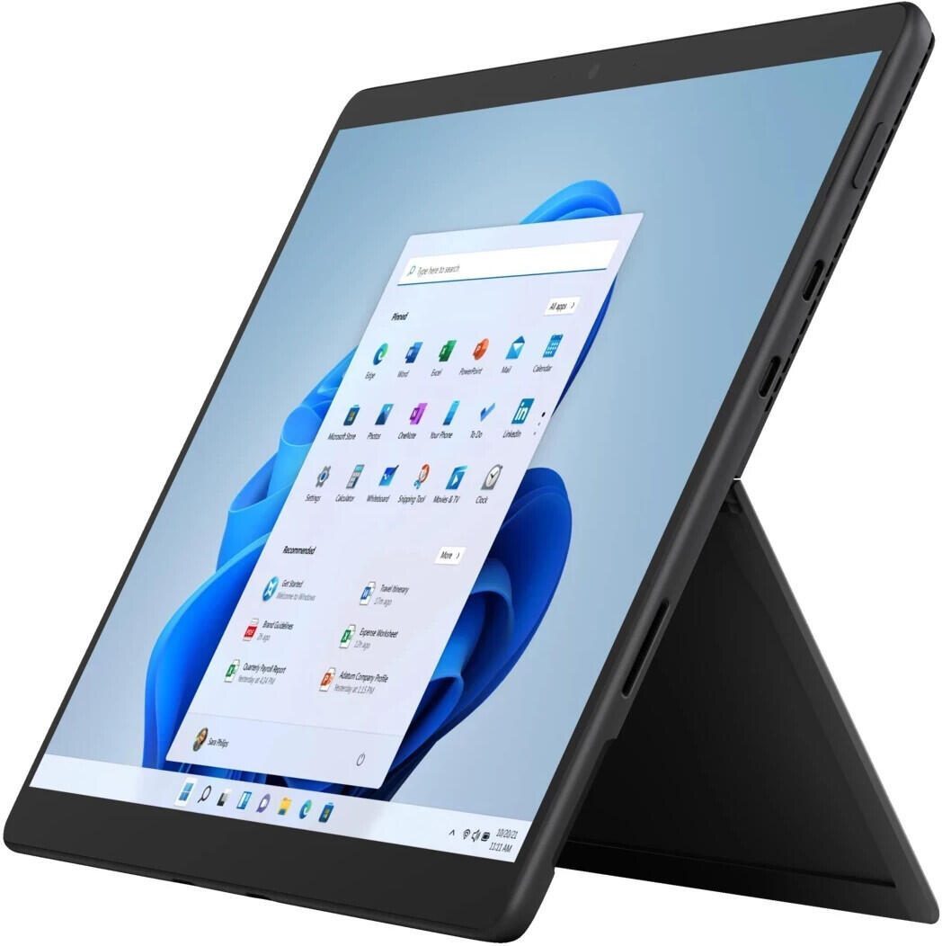 Microsoft MICROSOFT Surface Pro 8 schwarz 33 cm (13) i7-1185G7 16GB 256GB W10P Notebook