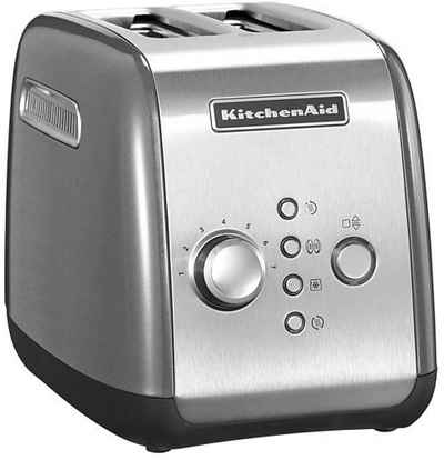 KitchenAid Toaster 5KMT221ECU CONTOUR SILVER, 2 kurze Schlitze, für 2 Scheiben, 1100 W