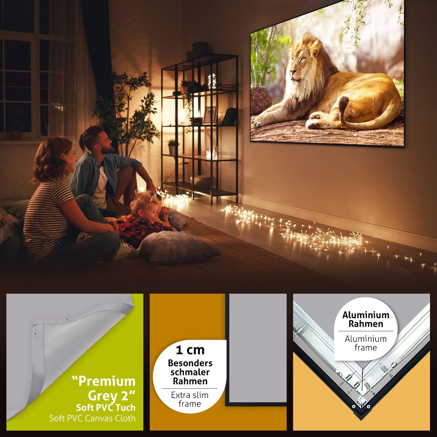 ESMART ESMART Germany UKD Rahmen Leinwand Rahmenleinwand (Expert UKD)