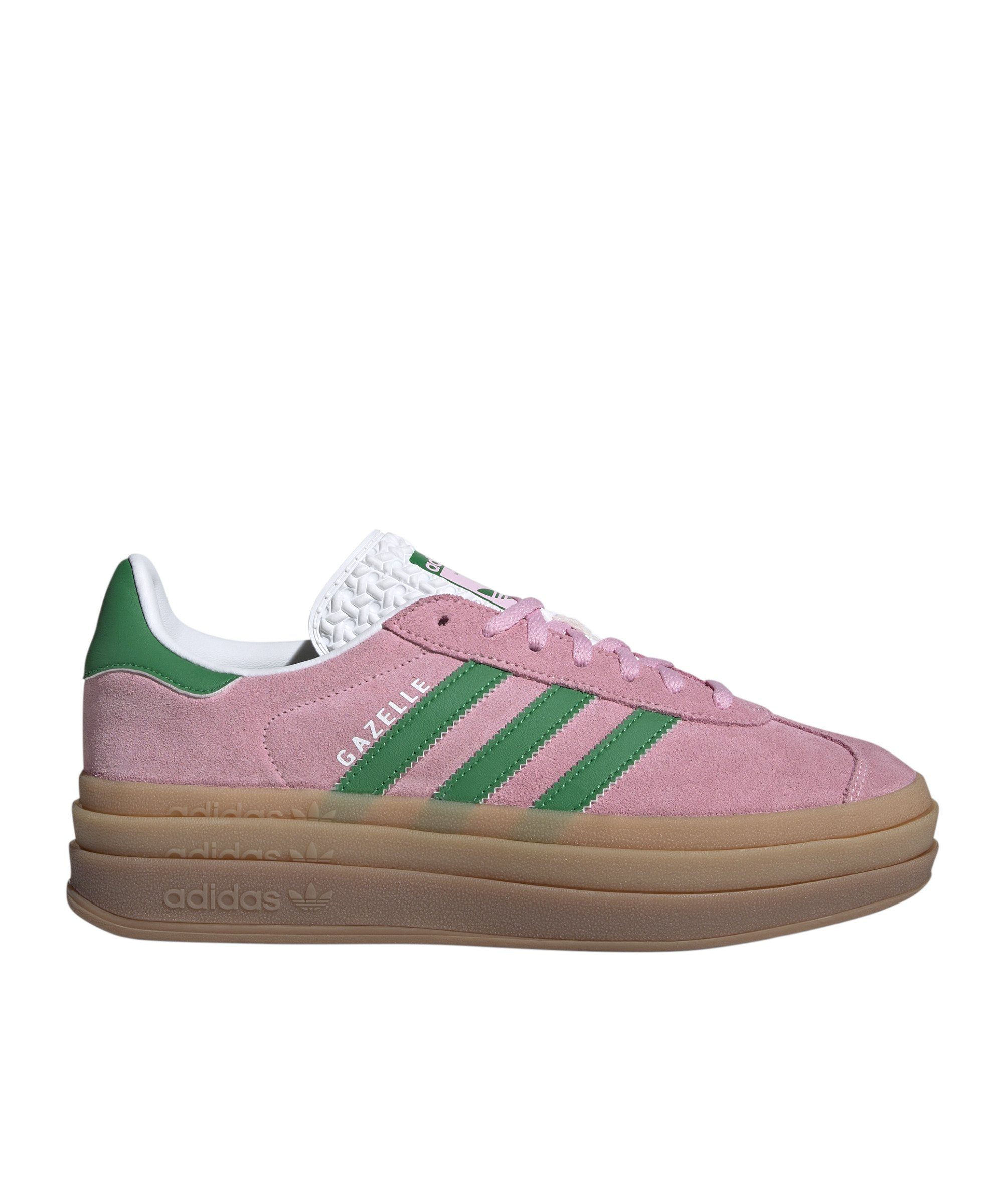 adidas Originals Gazelle Bold Damen Sneaker pinkgruenweiss