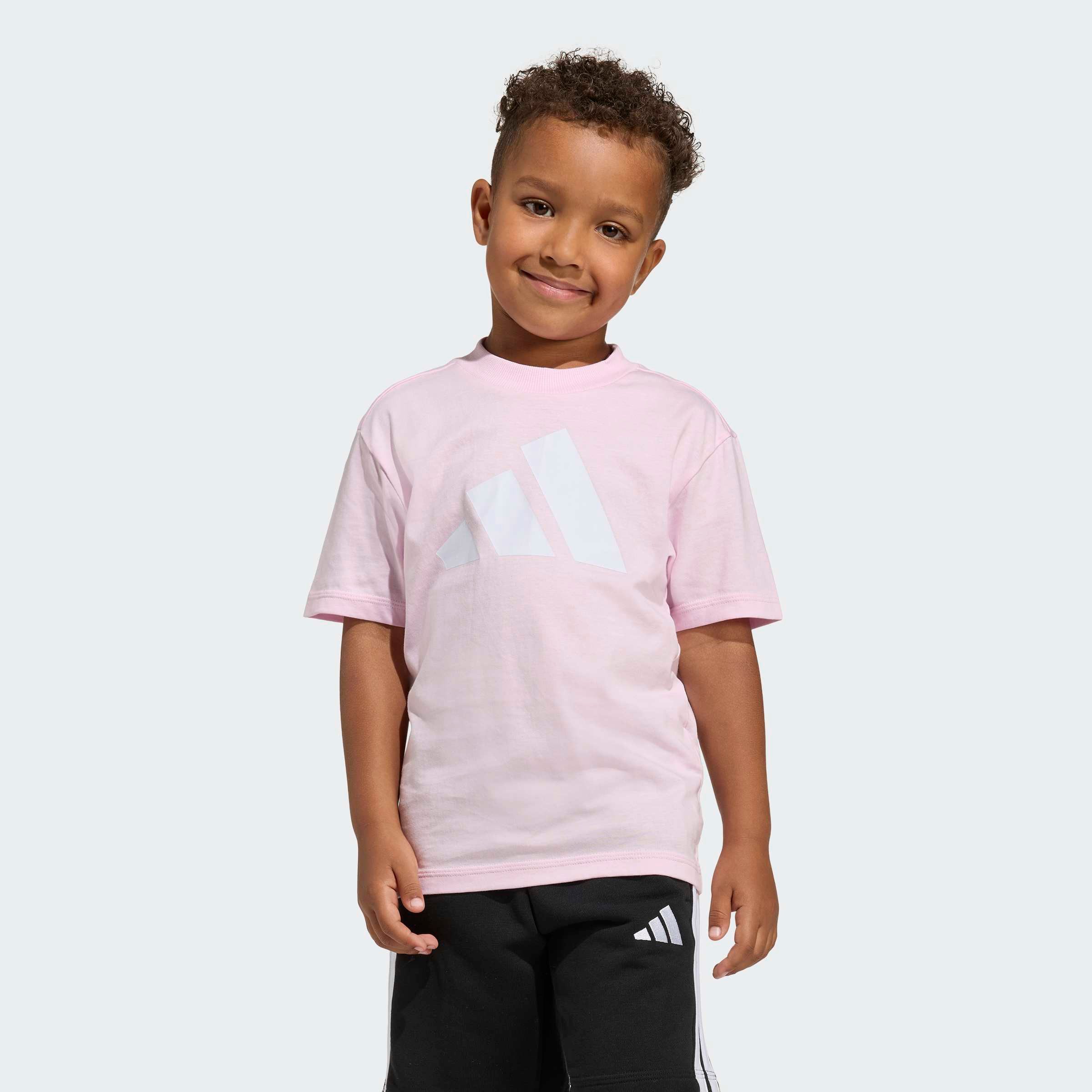 adidas Sportswear T-Shirt LK BL TEE 160 sportlicher Stil, Kurzarm, aus Baumwolle