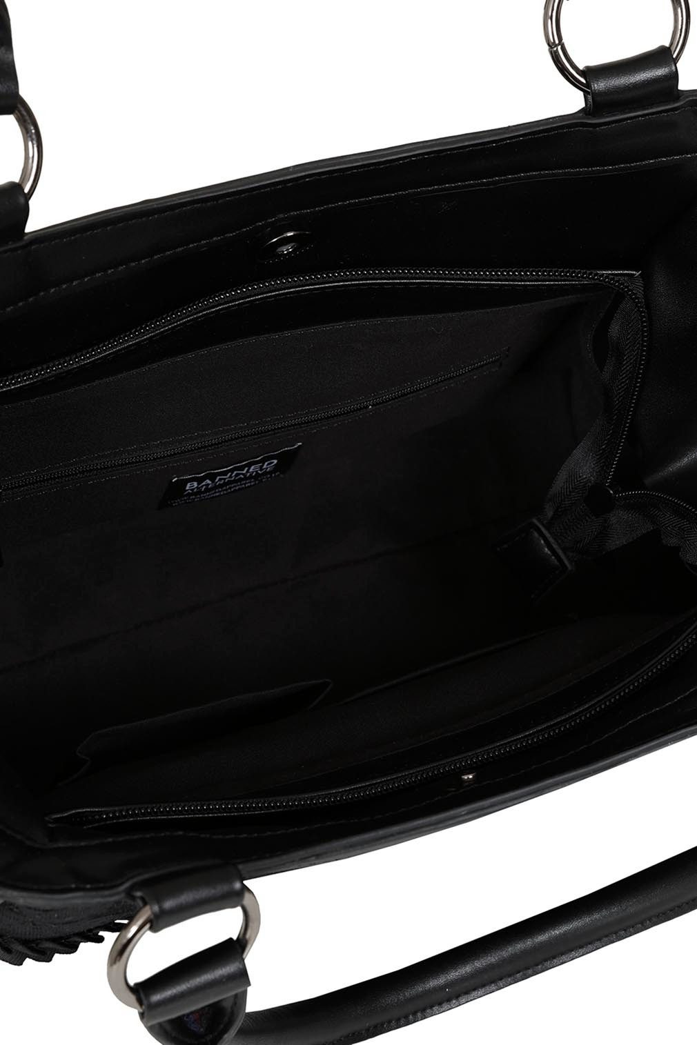 Banned Handtasche Hallow Keepers, Gothic Goth Grufti Fledermaus