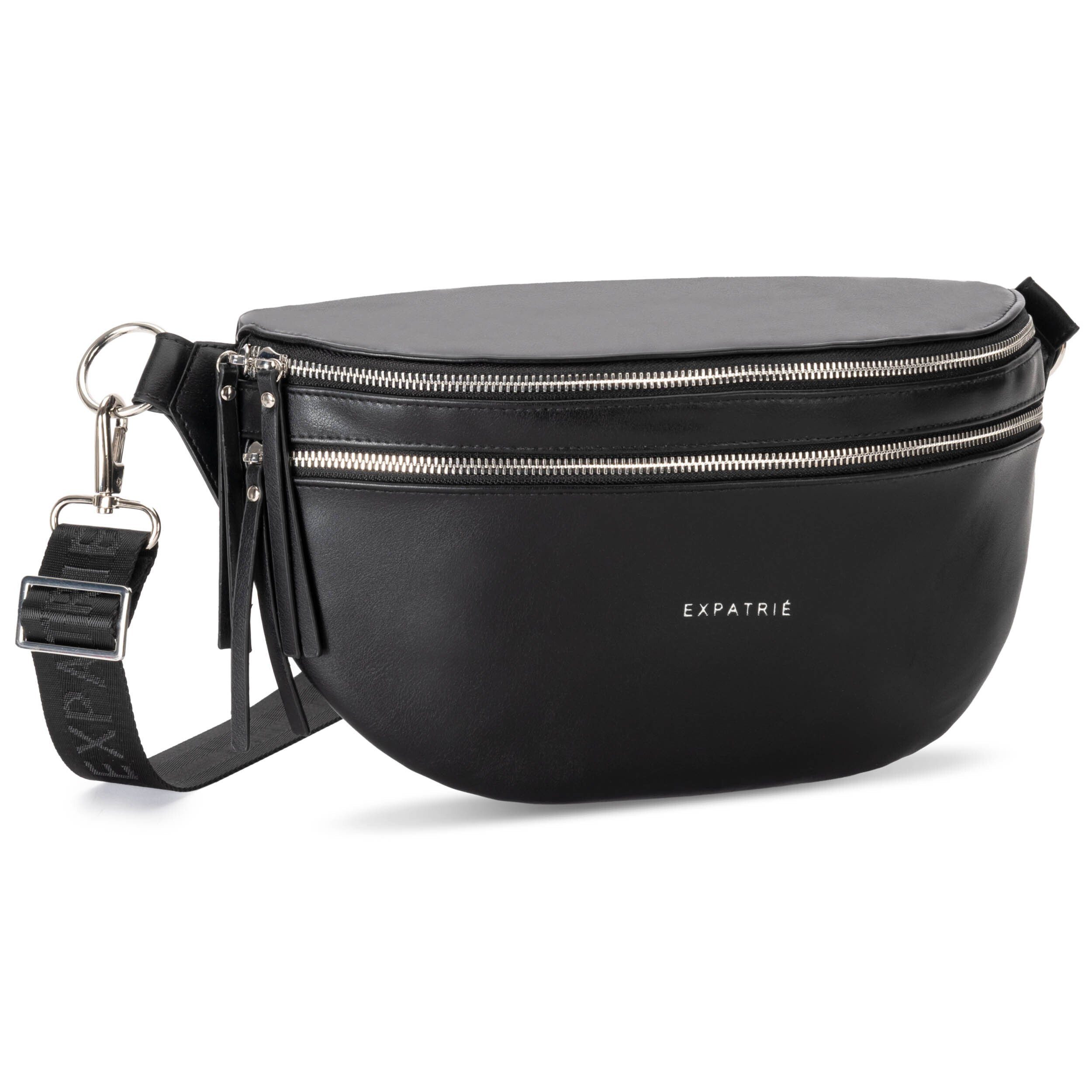 Expatrié Gürteltasche Alice Large Bauchtasche Damen Crossbody Bag, Hochwertiges Kunstleder, Wasserabweisend