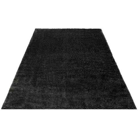 Hochflor-Teppich Mikro Soft Ideal, my home, rechteckig, Höhe: 30 mm, Microfaser, extra flauschig, Weich, Pflegeleicht, Elegant, Uni