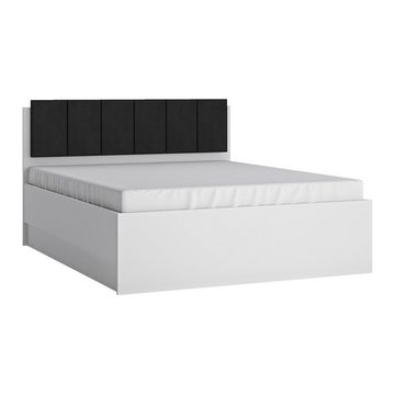 Lomadox Schlafzimmer-Set LYNDHURST-129, (Spar-Set, 5-St), mit 160cm Bett, in weiß Hochglanz