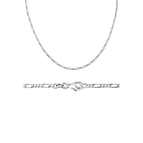 Firetti Kette ohne Anhänger Schmuck Geschenk Silber 925 Halsschmuck Halskette Figarokette, Made in Germany