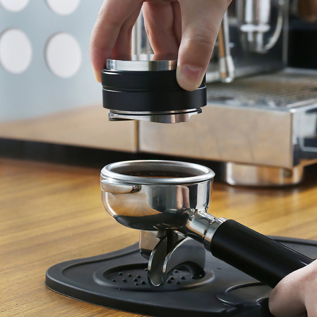 Welikera Kaffeeservice Edelstahl-Kaffeepresse, verstellbare Espressopresse (51-tlg) 51/53/58mm