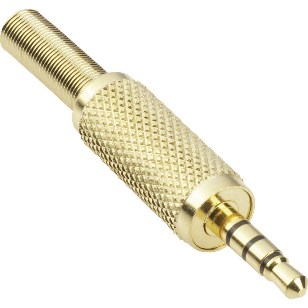 TRU COMPONENTS 1578821 Klinken-Steckverbinder 3.5 mm Stecker, gerade P Audio- & Video-Adapter