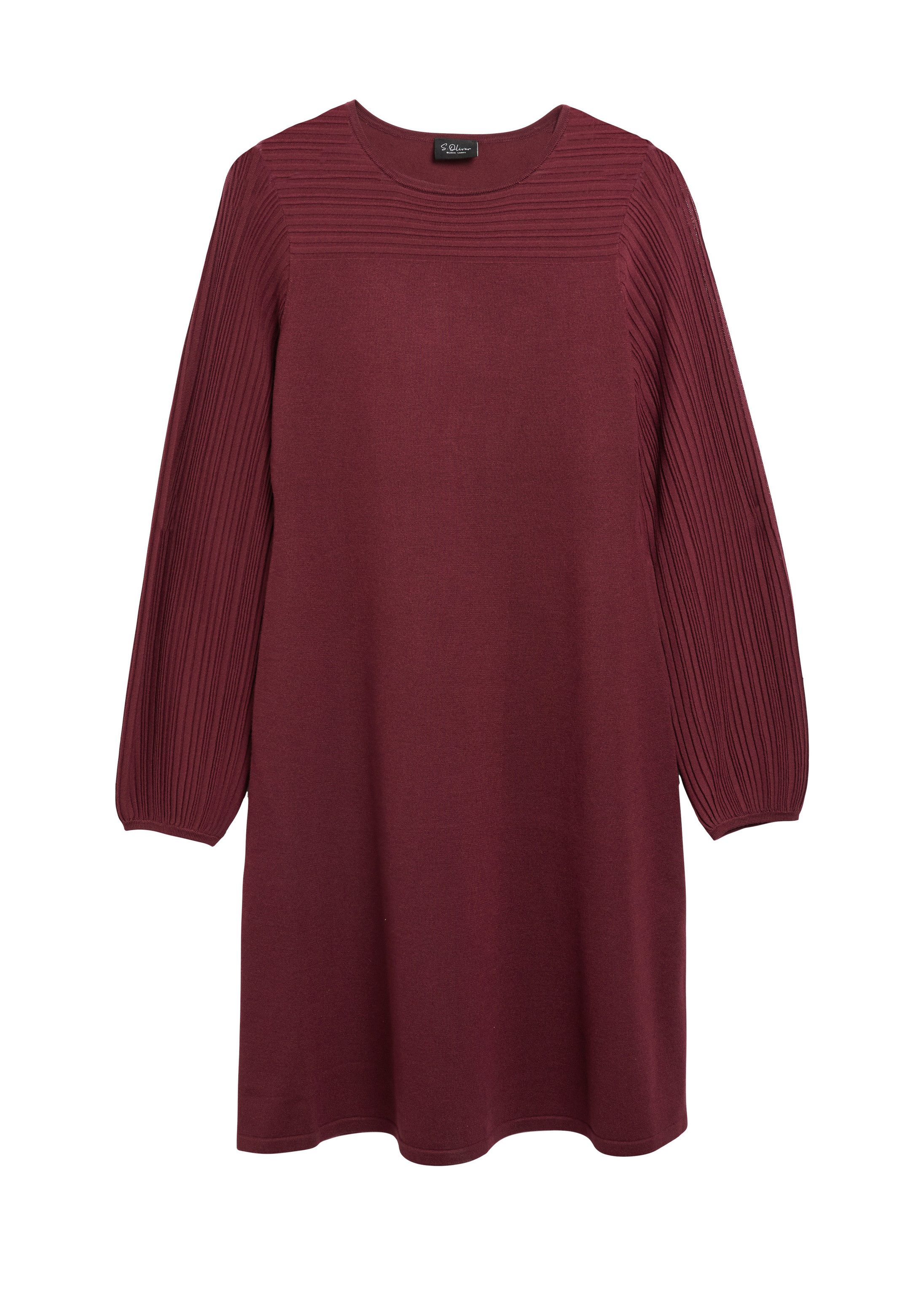 s.Oliver Midikleid Kleid Feinstrickkleid mit Strukturmuster – Bild 2 von 5