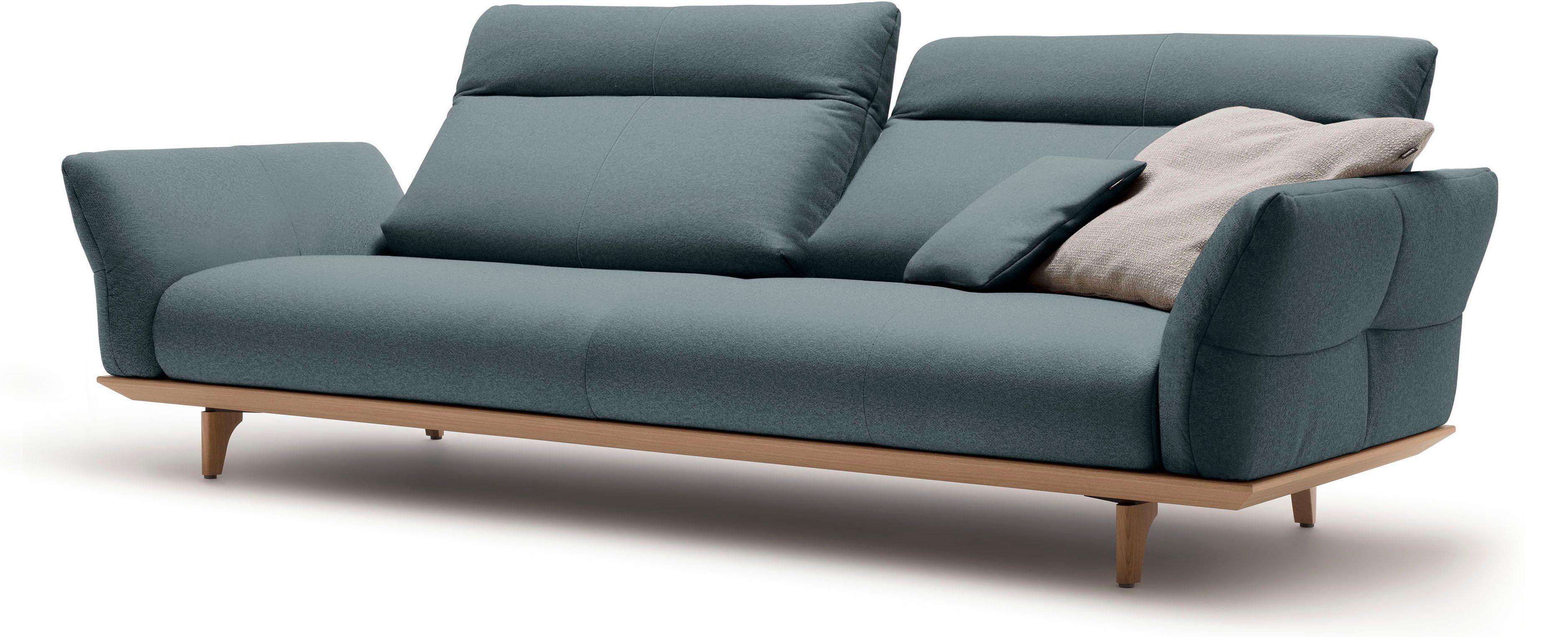 Sockel Eiche Breite in Füße Eiche, natur, 4-Sitzer 248 cm sofa hs.460, hülsta