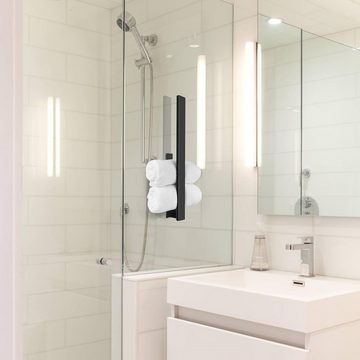 BlingBin Handtuchhalter Selbstklebend Badetuchhalter Handtuchstange ohne Bohren 39cm, Handtuchhalter Selbstklebend für Badezimmer und Küche