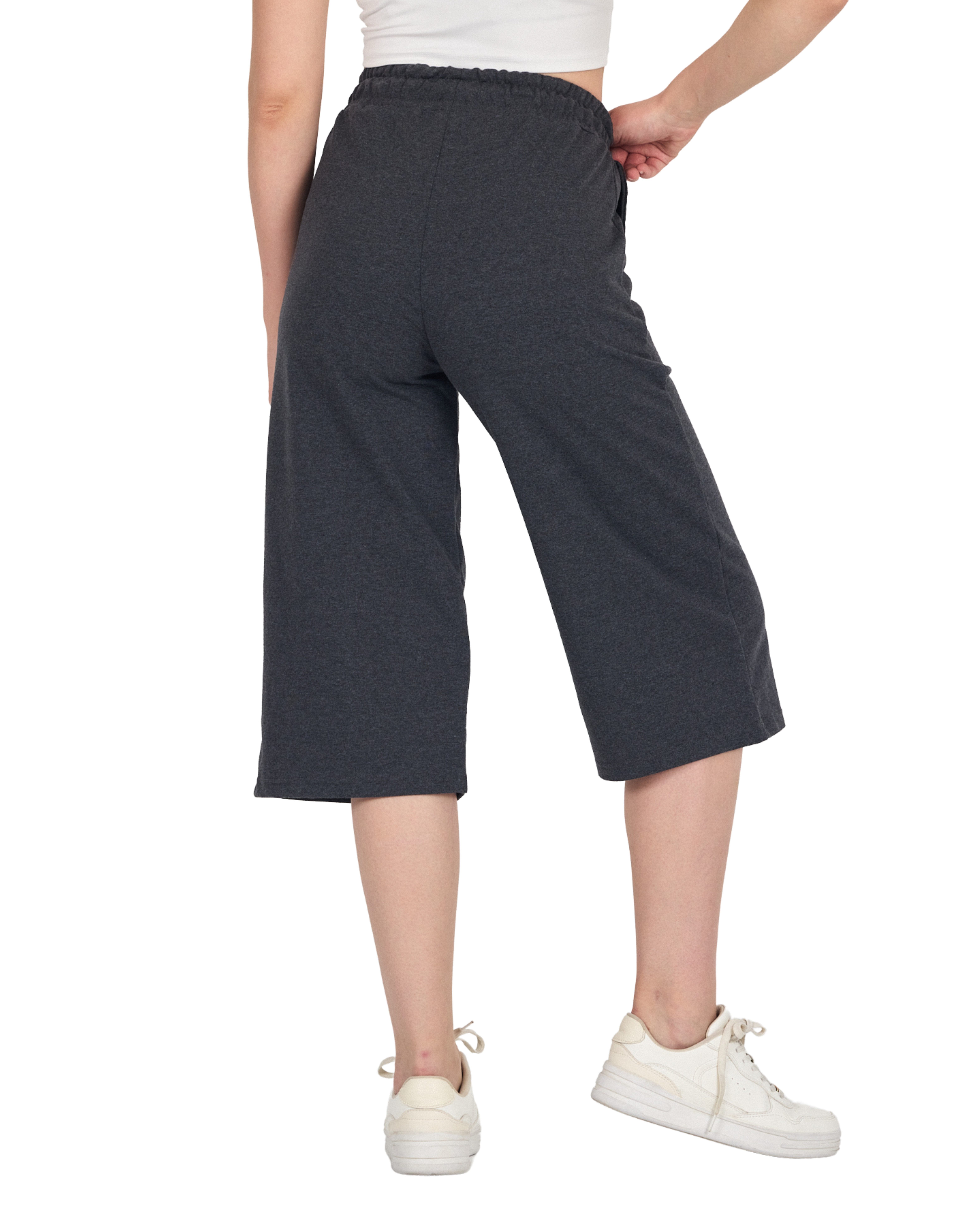 COMEOR 3/4-Hose COMEOR Damen Capri Sweatpants – Bequeme 3/4 Jogginghose – Bild 4 von 5