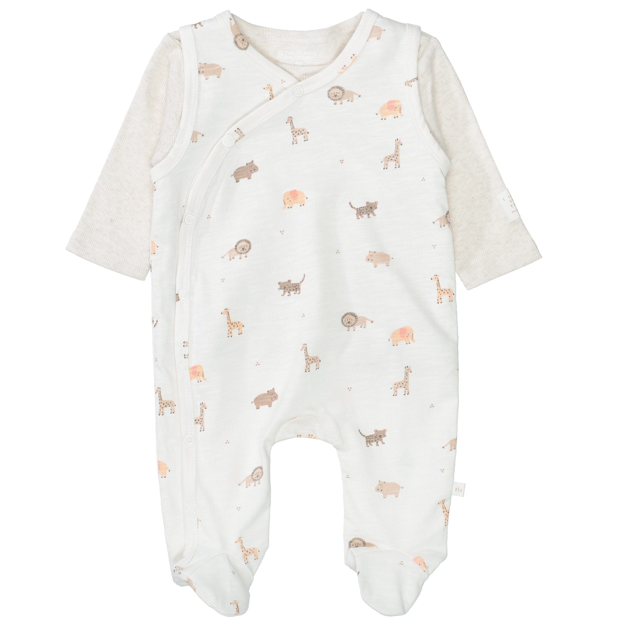 STACCATO Strampler MILK AOP (2-tlg)