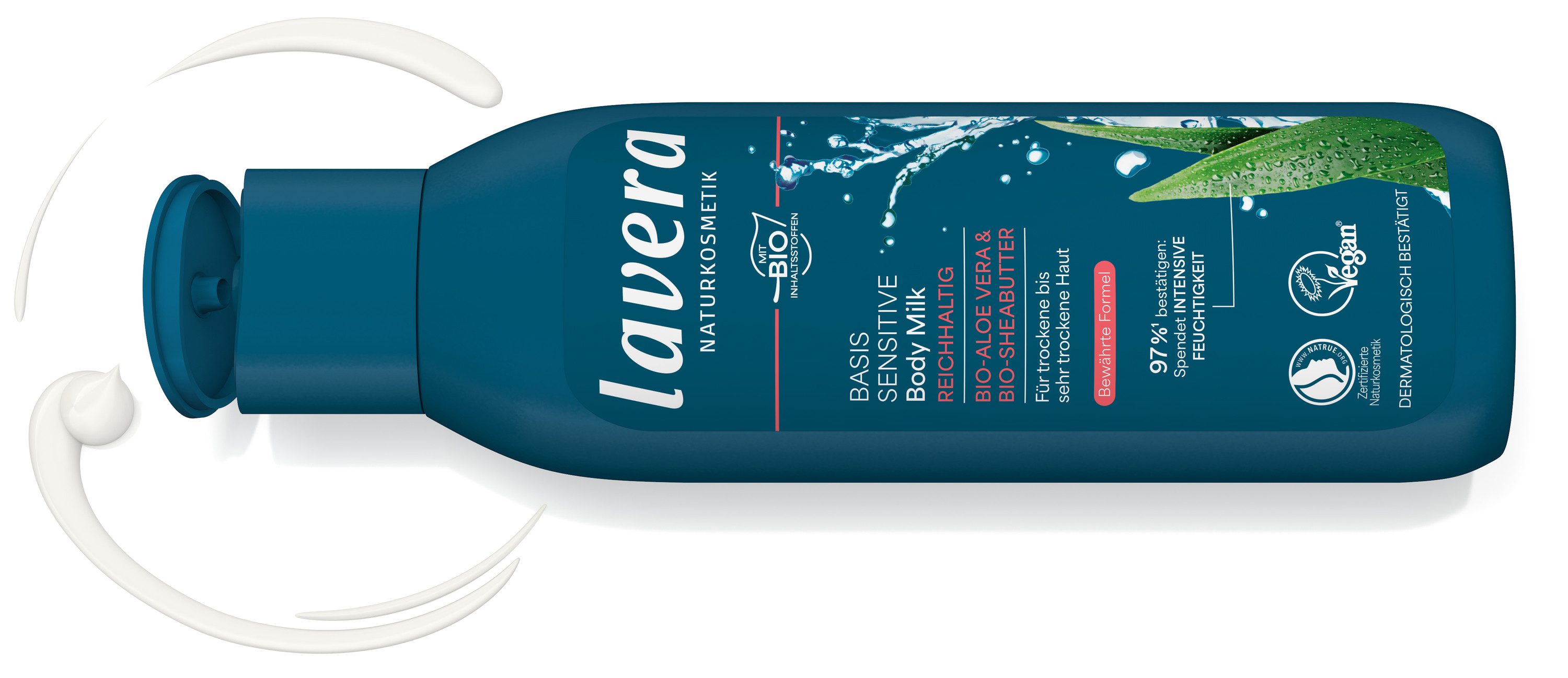 lavera Körperlotion basis sensitive Body Milk Reichhaltig