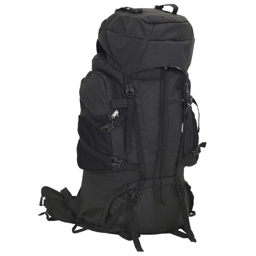 vidaXL Rucksack Wanderrucksack Schwarz 60 L Oxford-Gewebe (1-tlg)