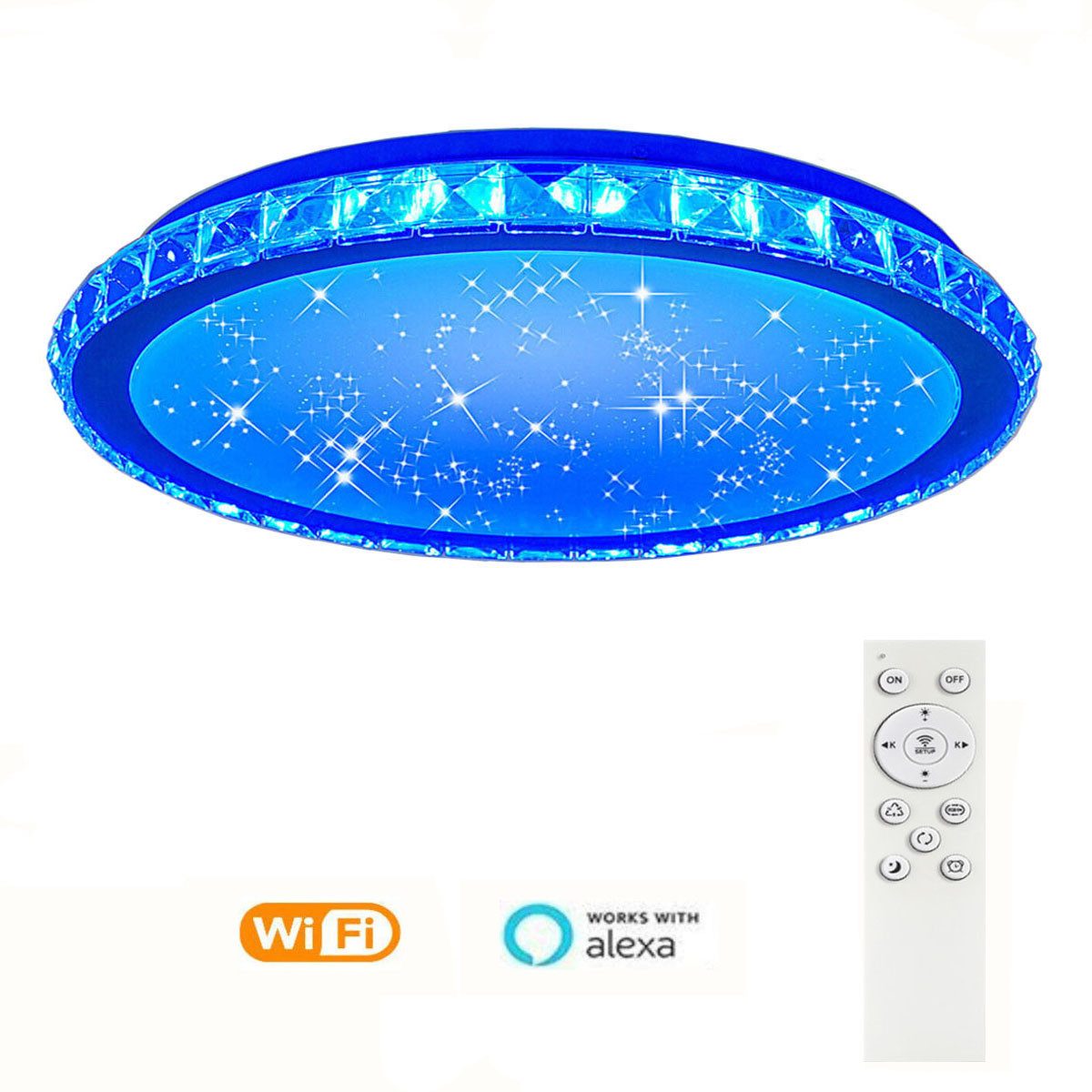 oyajia Deckenleuchte 36W RGB LED Deckenleuchte günstig online kaufen