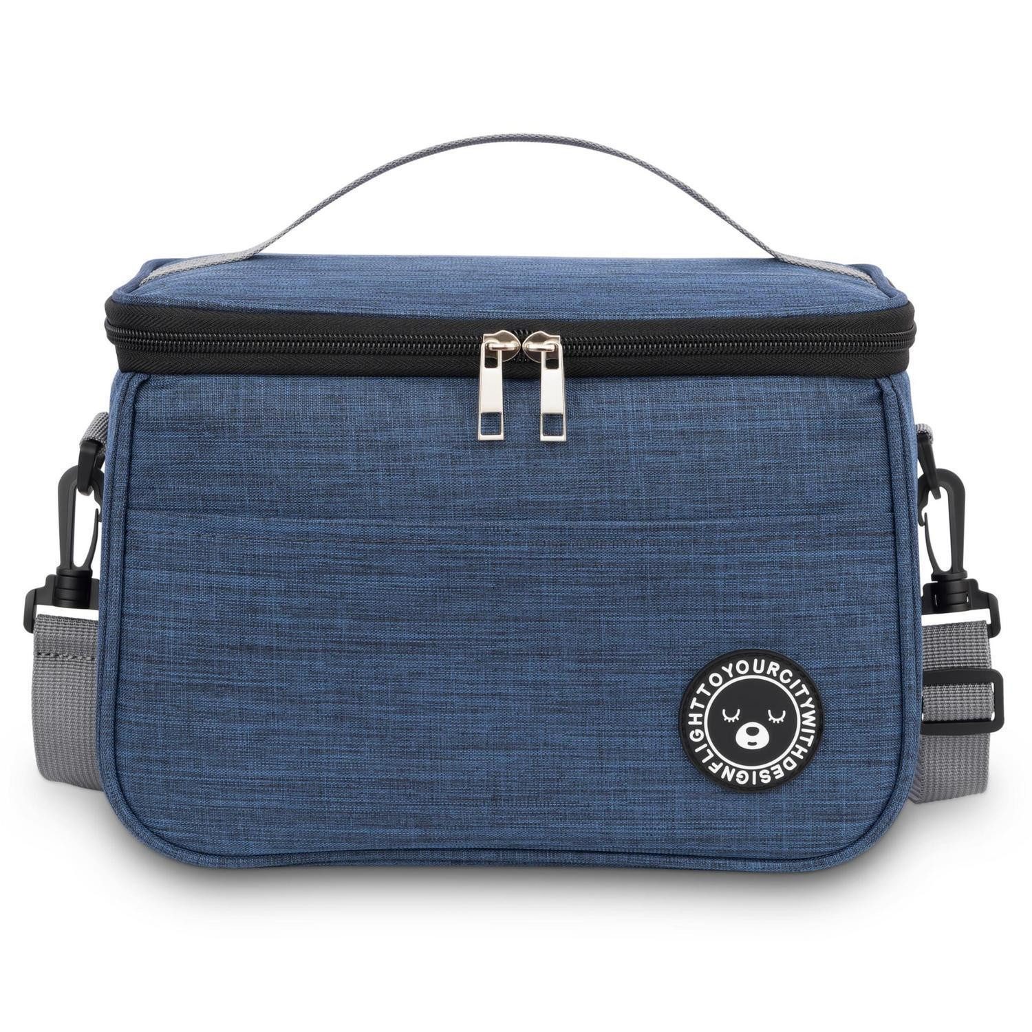 Kühltasche Kühltasche Lunchtasche Lunchbox Blau 6.4L (25cm x 16cm x 17cm)