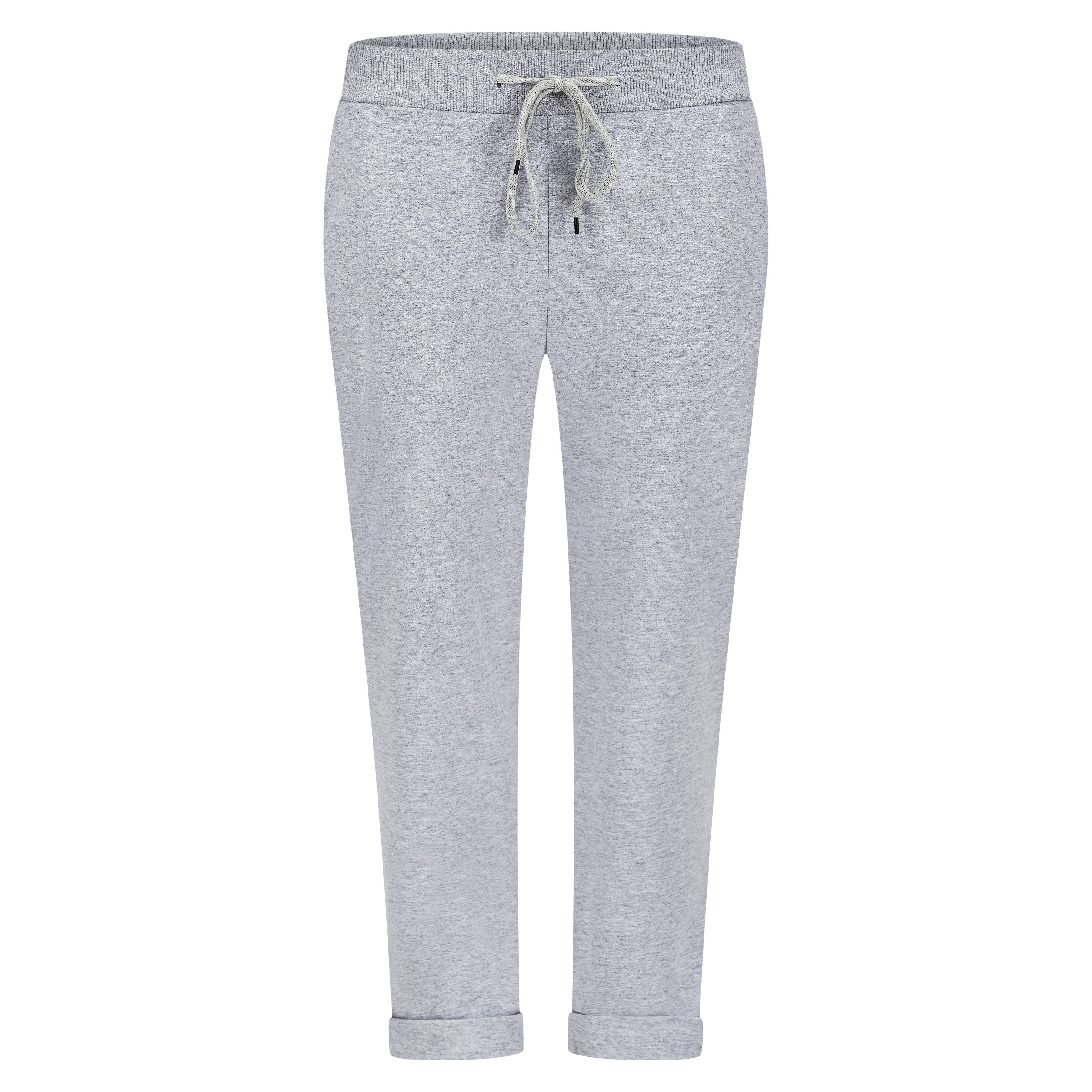 Mississhop Chinohose Damen Hose Blumen Jogginghose Baumwolle gemustert M. 287