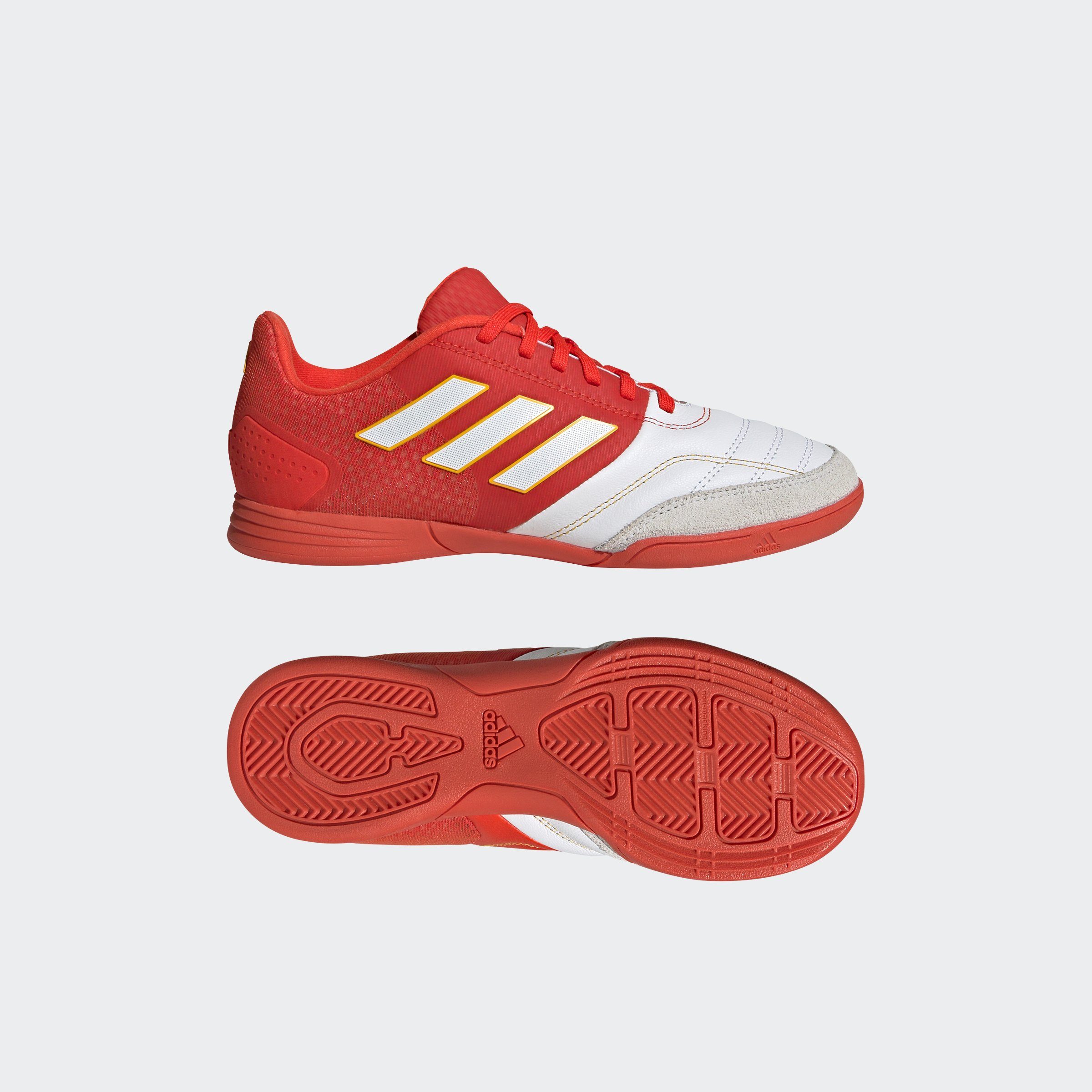 adidas Performance TOP SALA Fußballschuh orange-weiß J COMPETITION