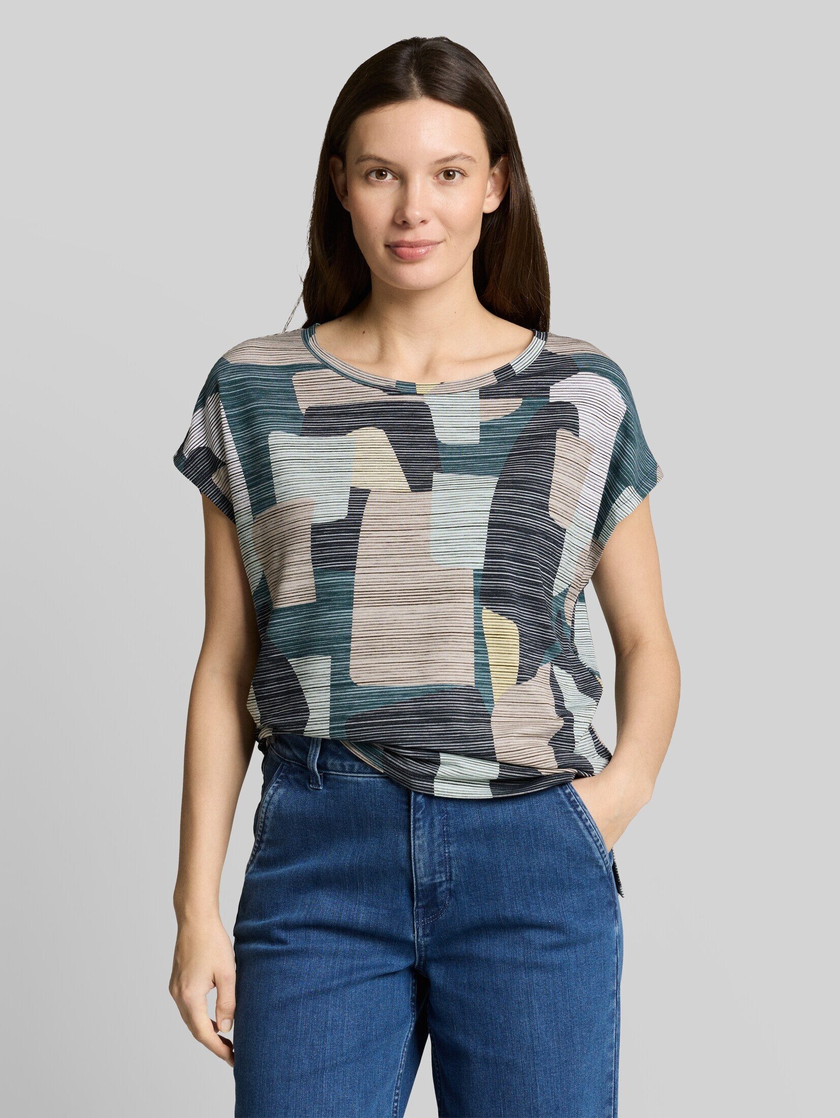 TOM TAILOR T-Shirt T-Shirt T-Shirt mit Muster