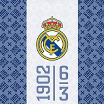 BERONAGE Kapuzenhandtuch Real Madrid Kinder Kapuzen Fußball Bade-Poncho 60x120 cm, 100% Baumwolle, Frottee in Velours-Qualität