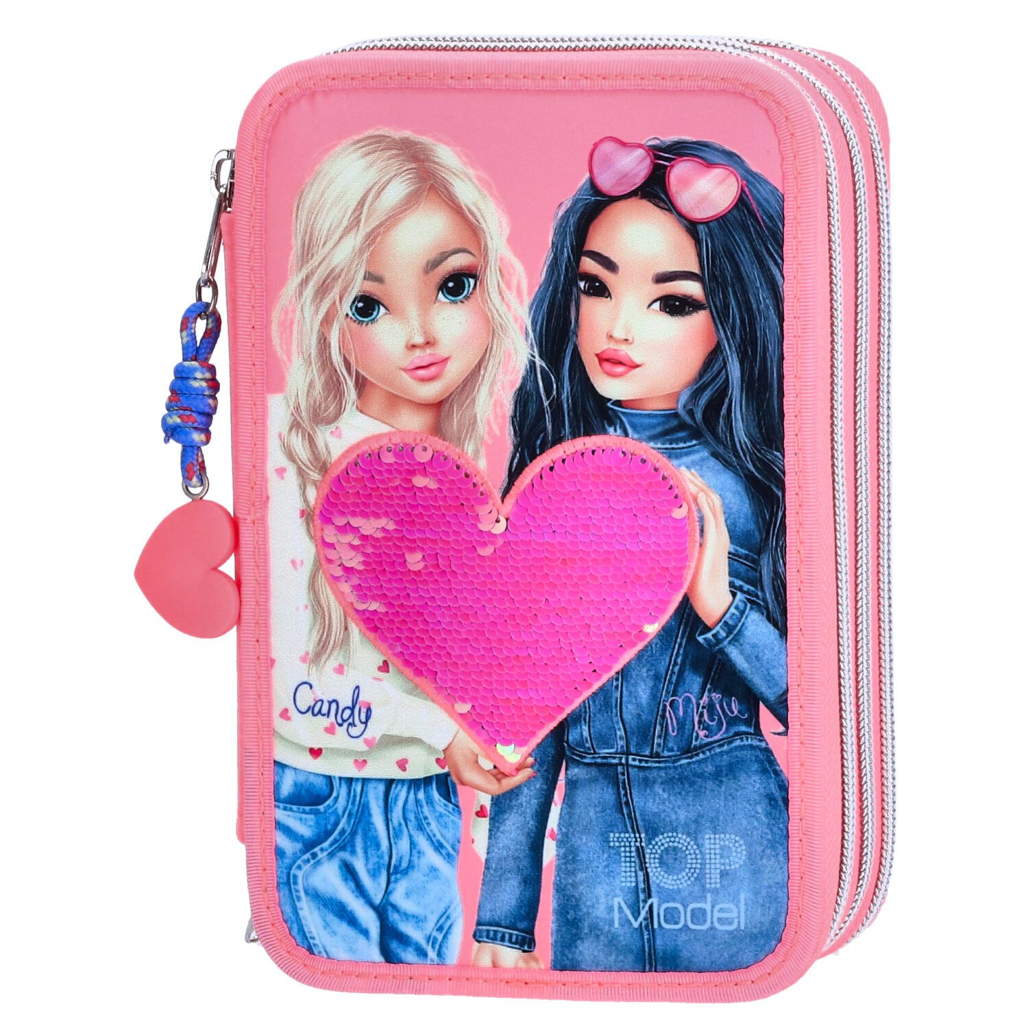 Depesche Geldbörse Depesche 3-Fach Federtasche mit Wendepailletten TOPModel günstig online kaufen